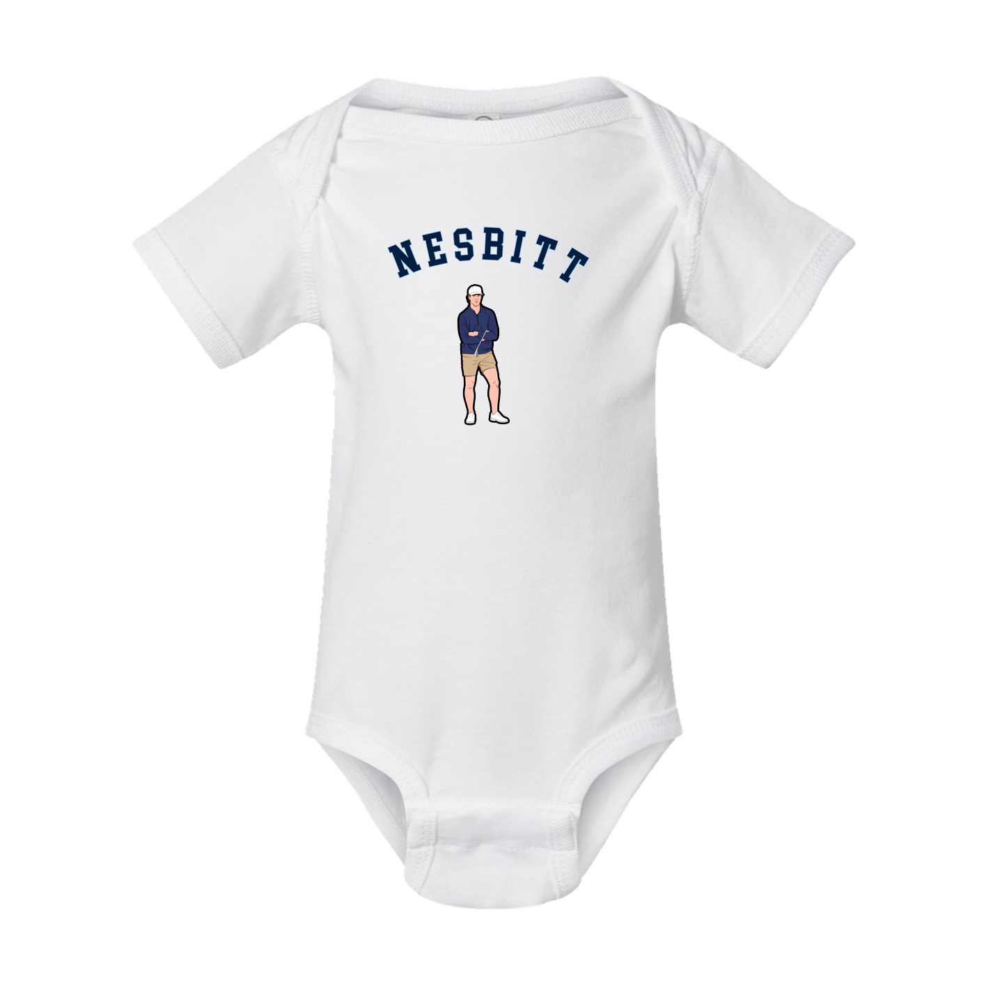 Baby Onesie — Shirsey Arch in White
