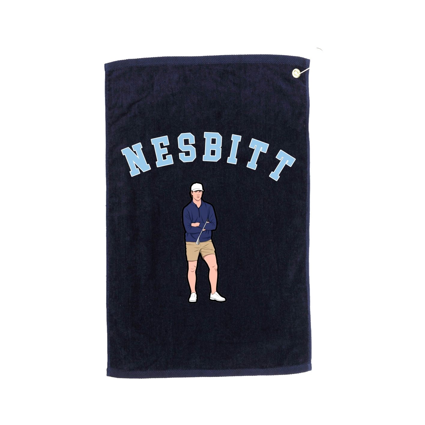 Golf Towel — Shirsey Arch in Navy