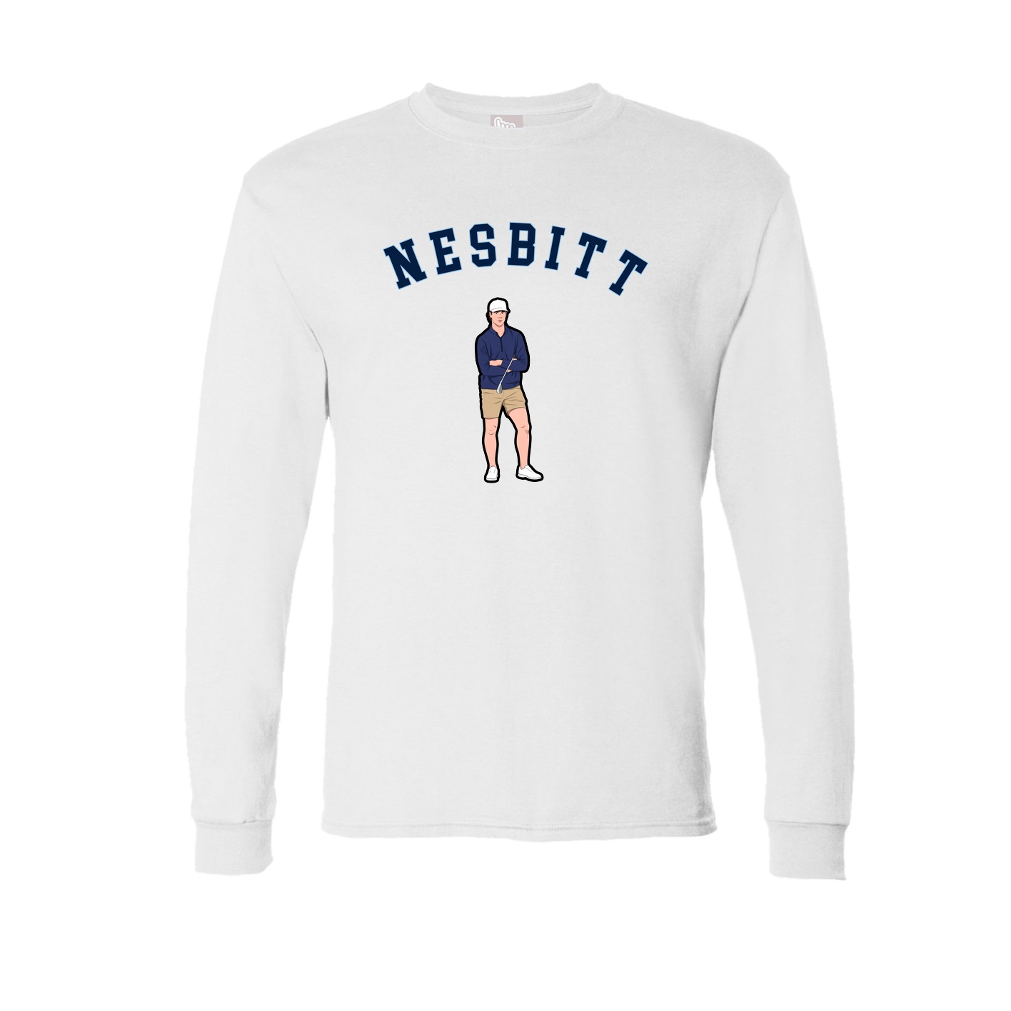 Long Sleeve Tee — Shirsey Arch in White