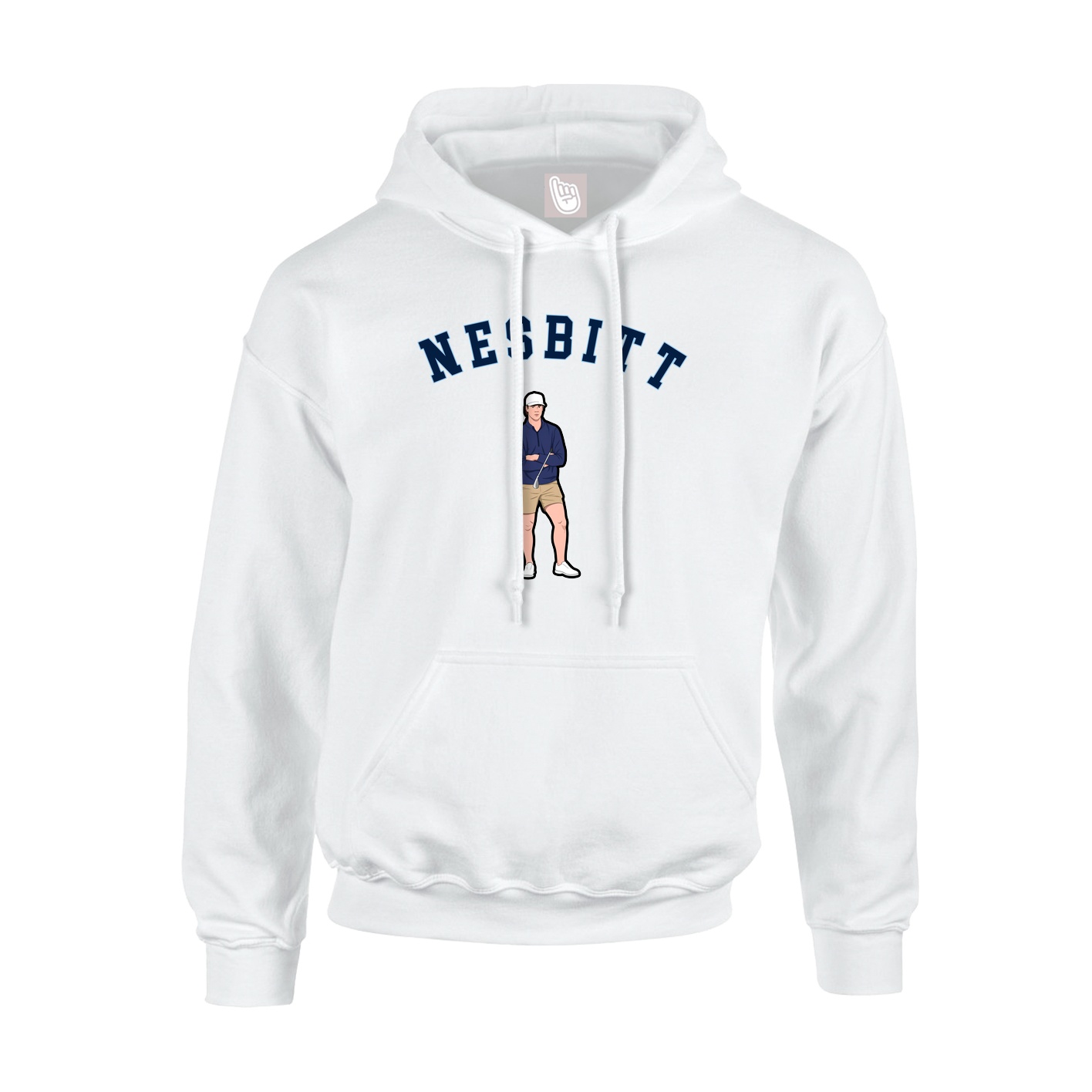 Hoodie — Shirsey Arch in White