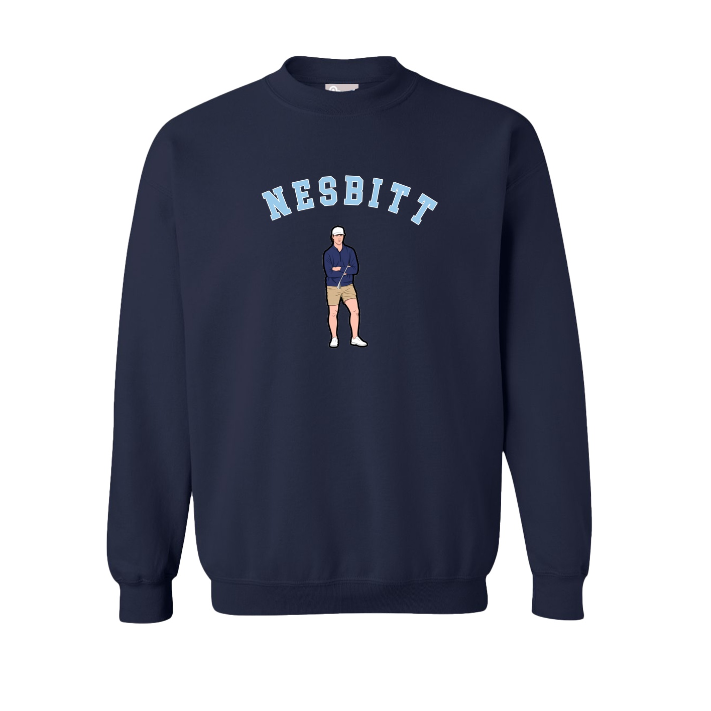 Fleece Crew — Shirsey Arch in Navy