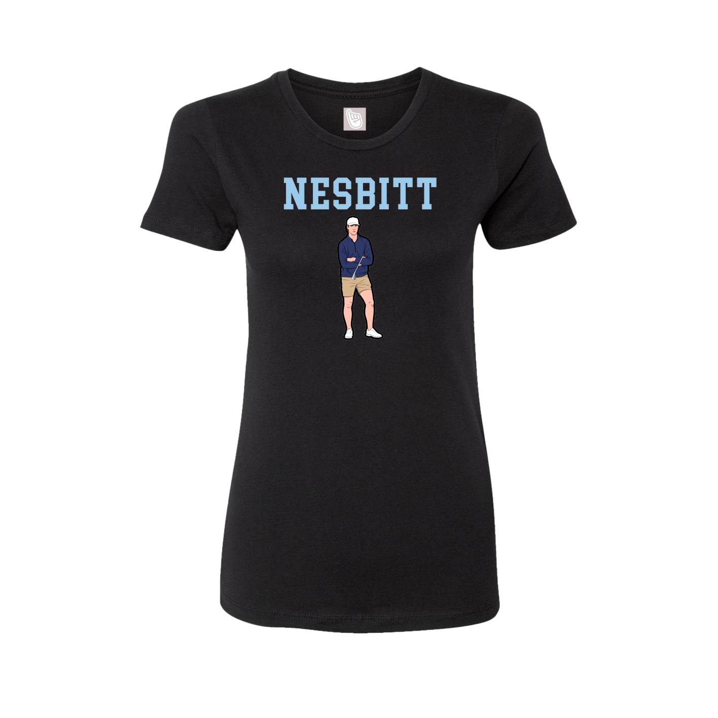 Fitted Women's Tee — Shirsey in Black