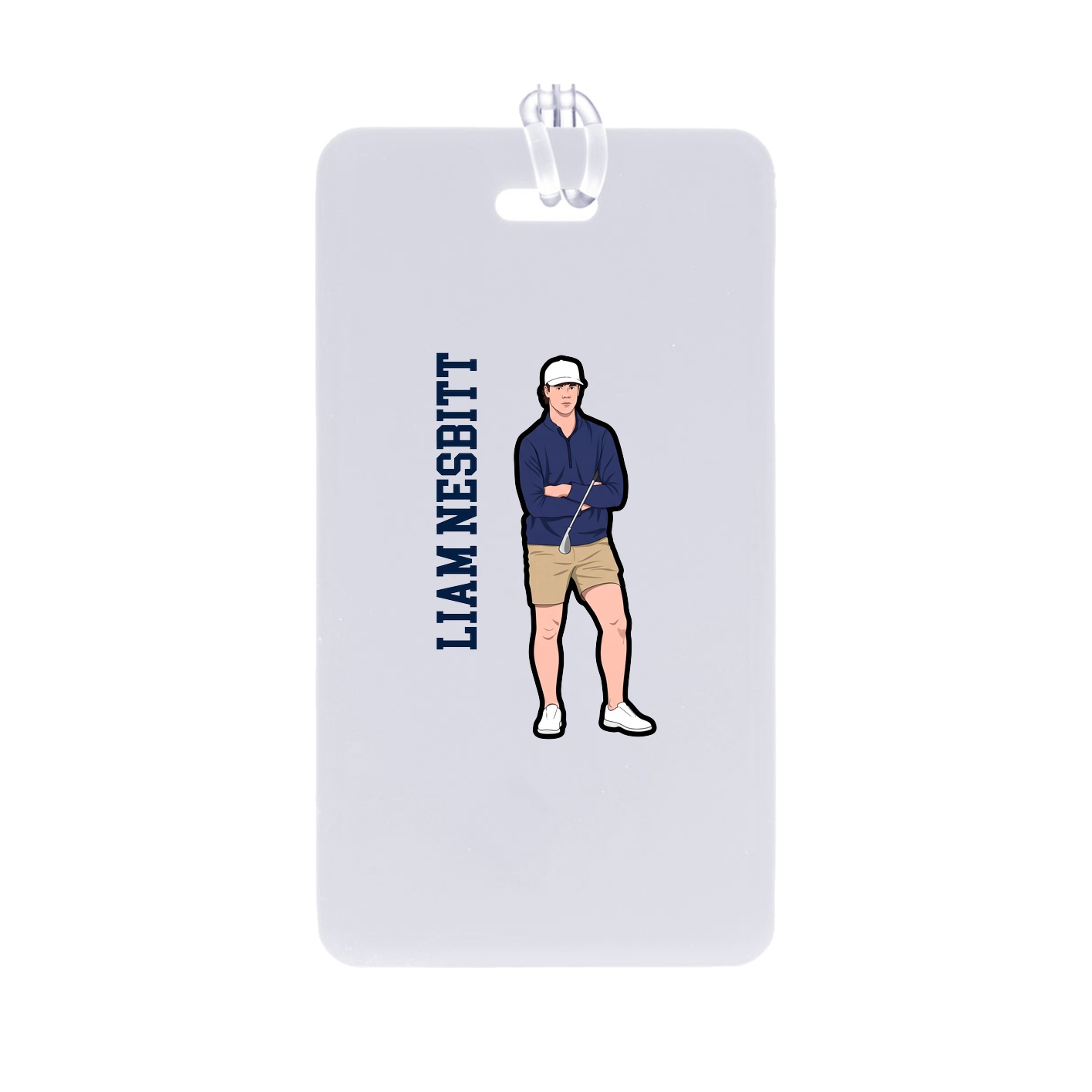 Bag Tag — Name Vertical in Classic