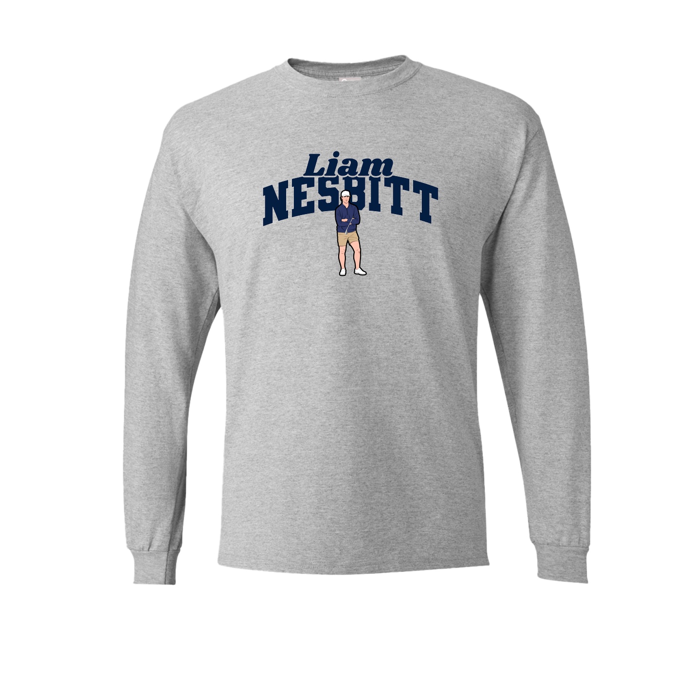 Long Sleeve Tee — Signature Arch in Grey