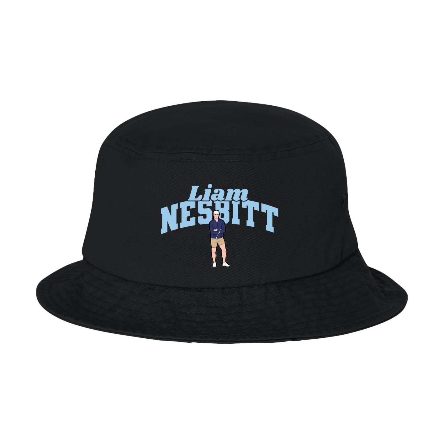 Bucket Cap — Signature Arch in Black