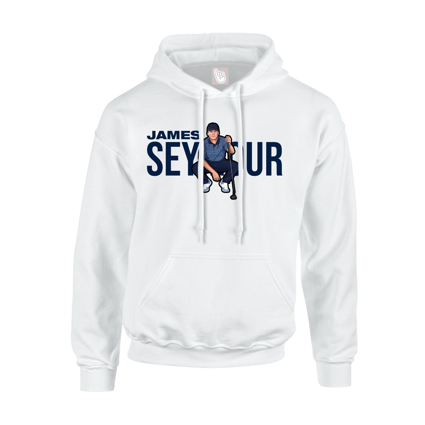 Youth Hoodie — Player Name in White