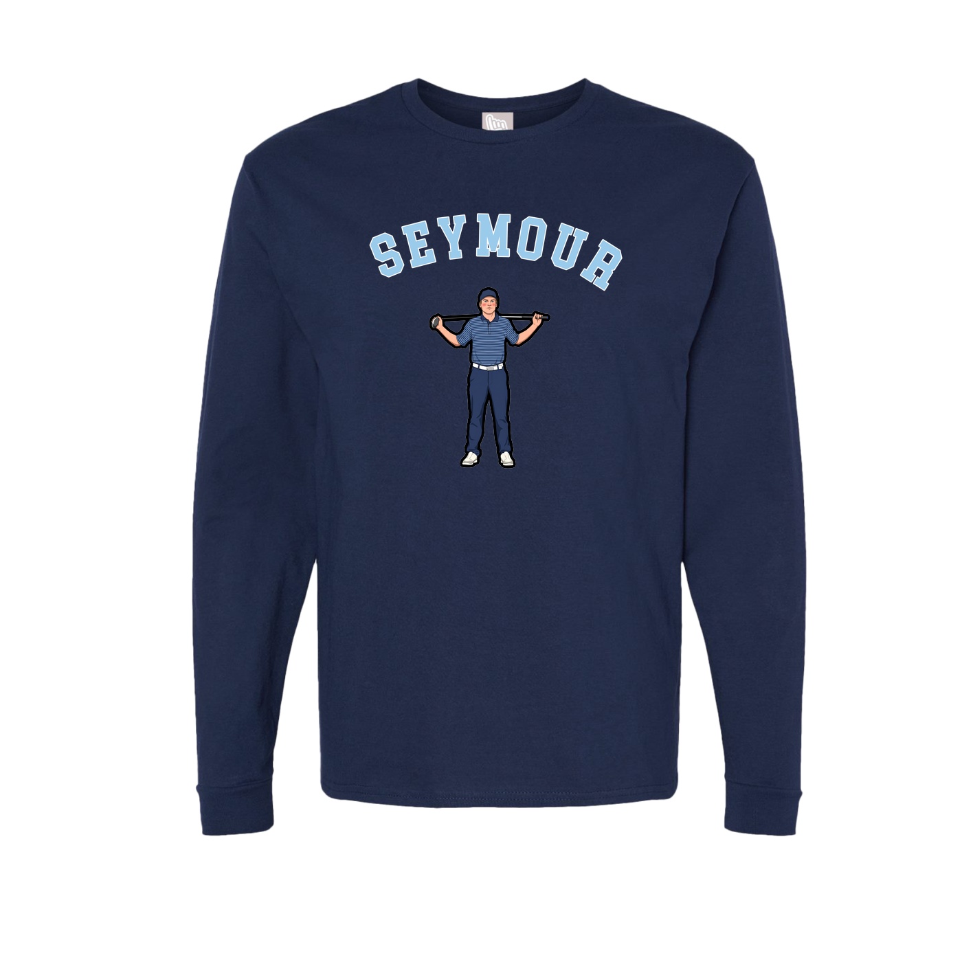 Long Sleeve Tee — Shirsey Arch in Navy