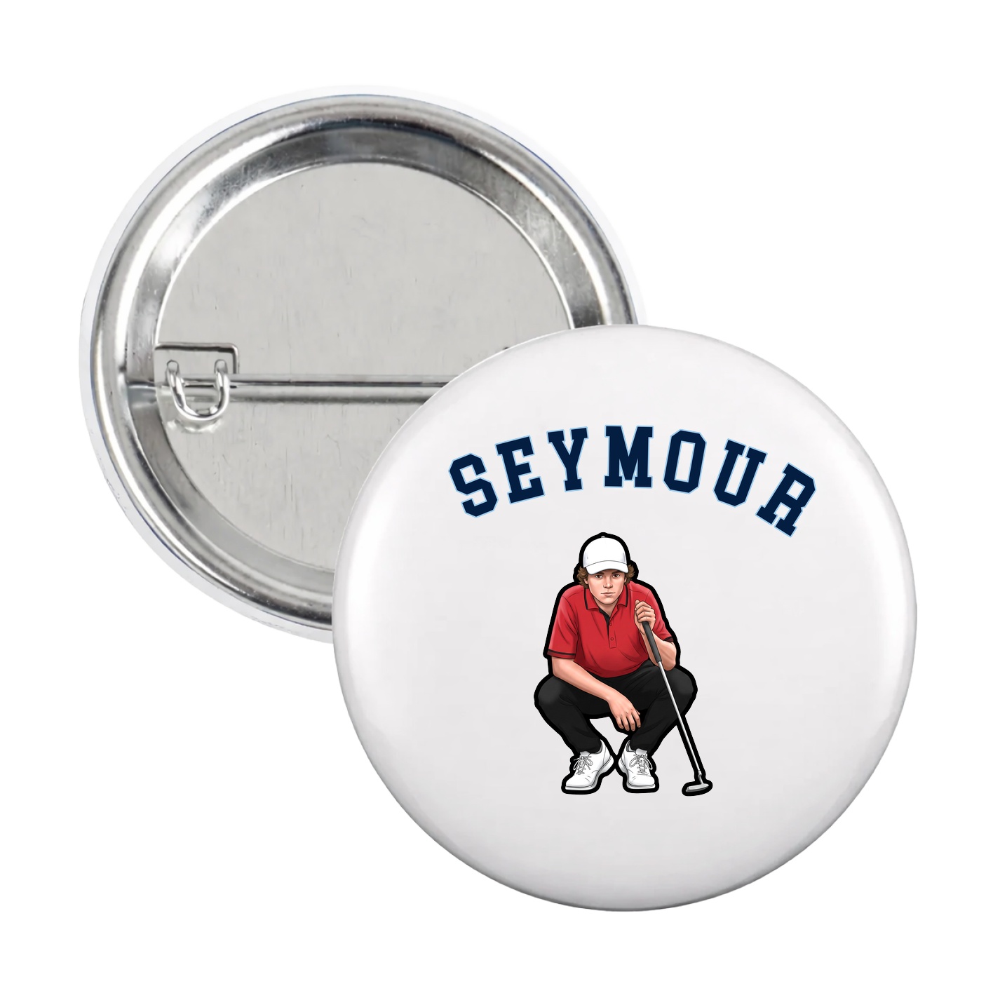 Game Day Button — Shirsey Arch in White