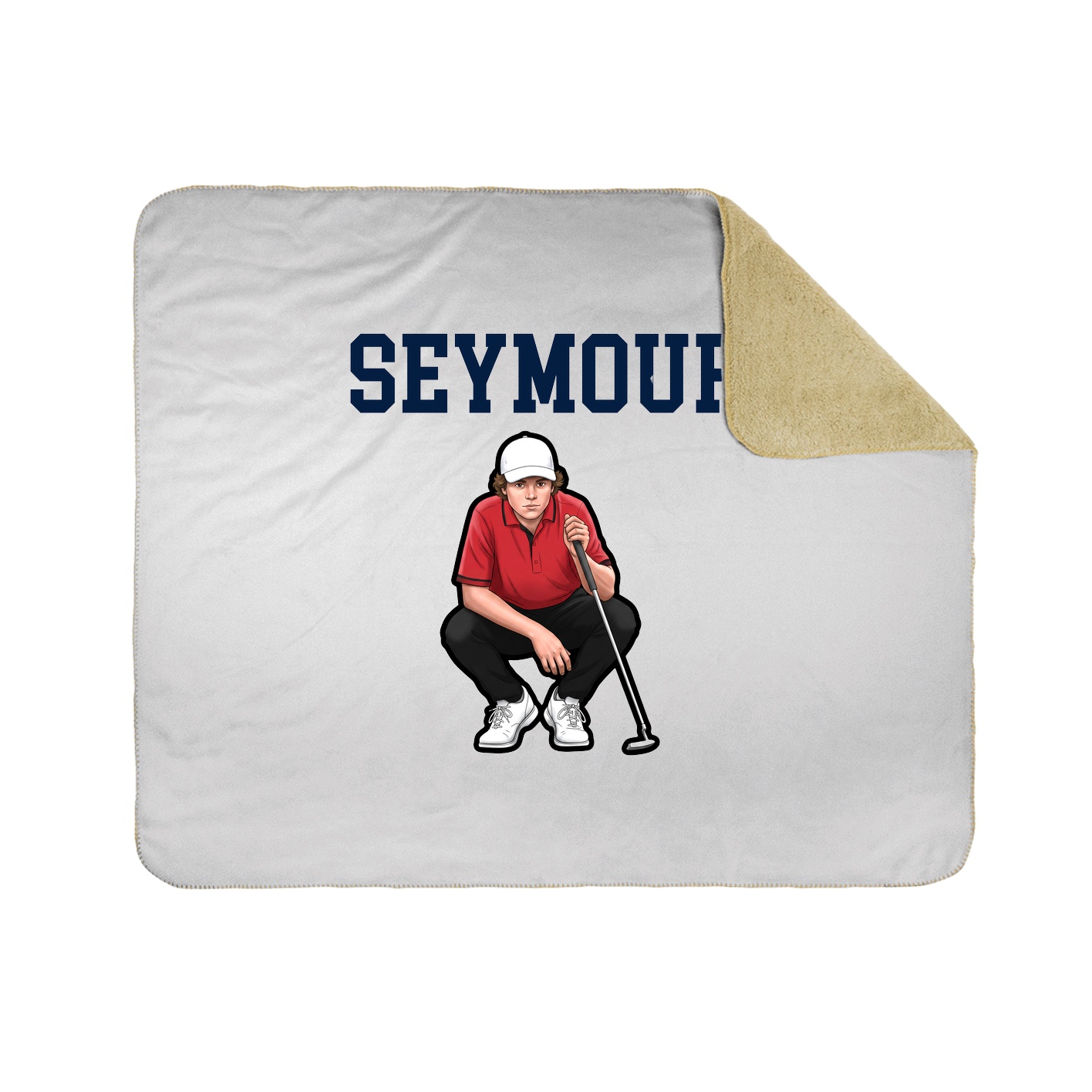 Throw Blanket — Shirsey in White