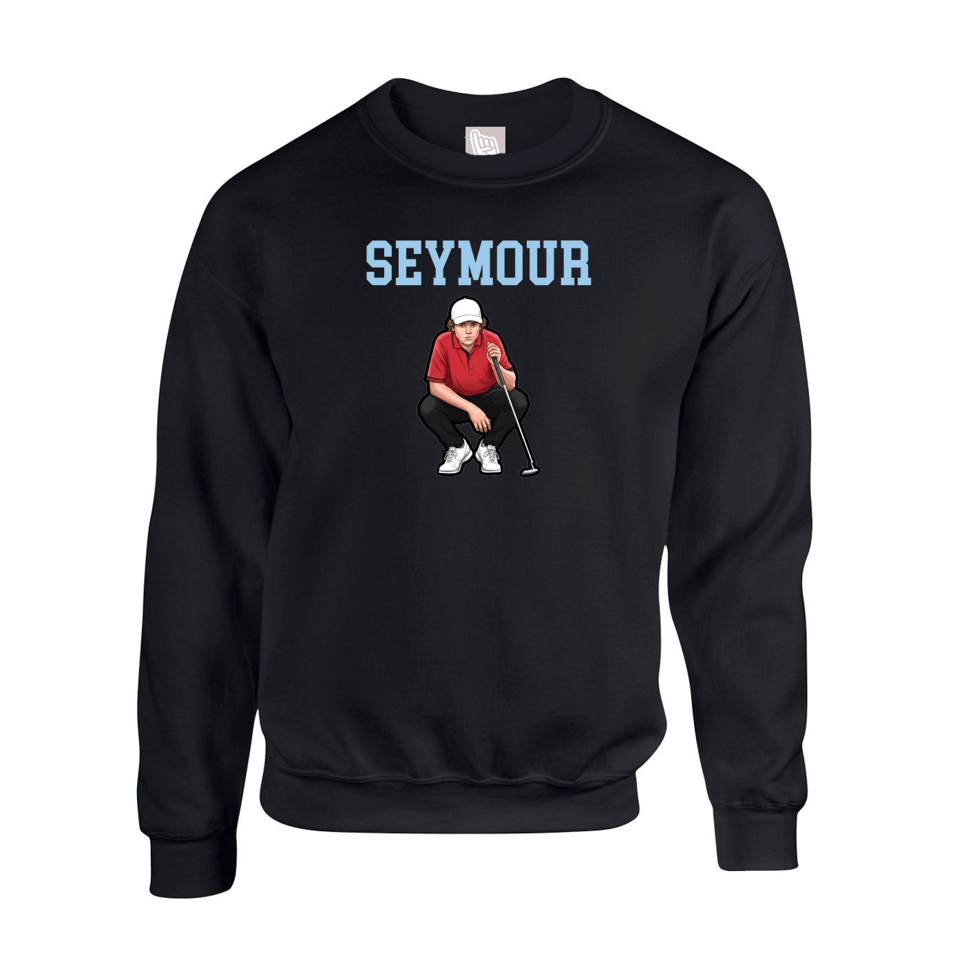 Fleece Crew — Shirsey in Black