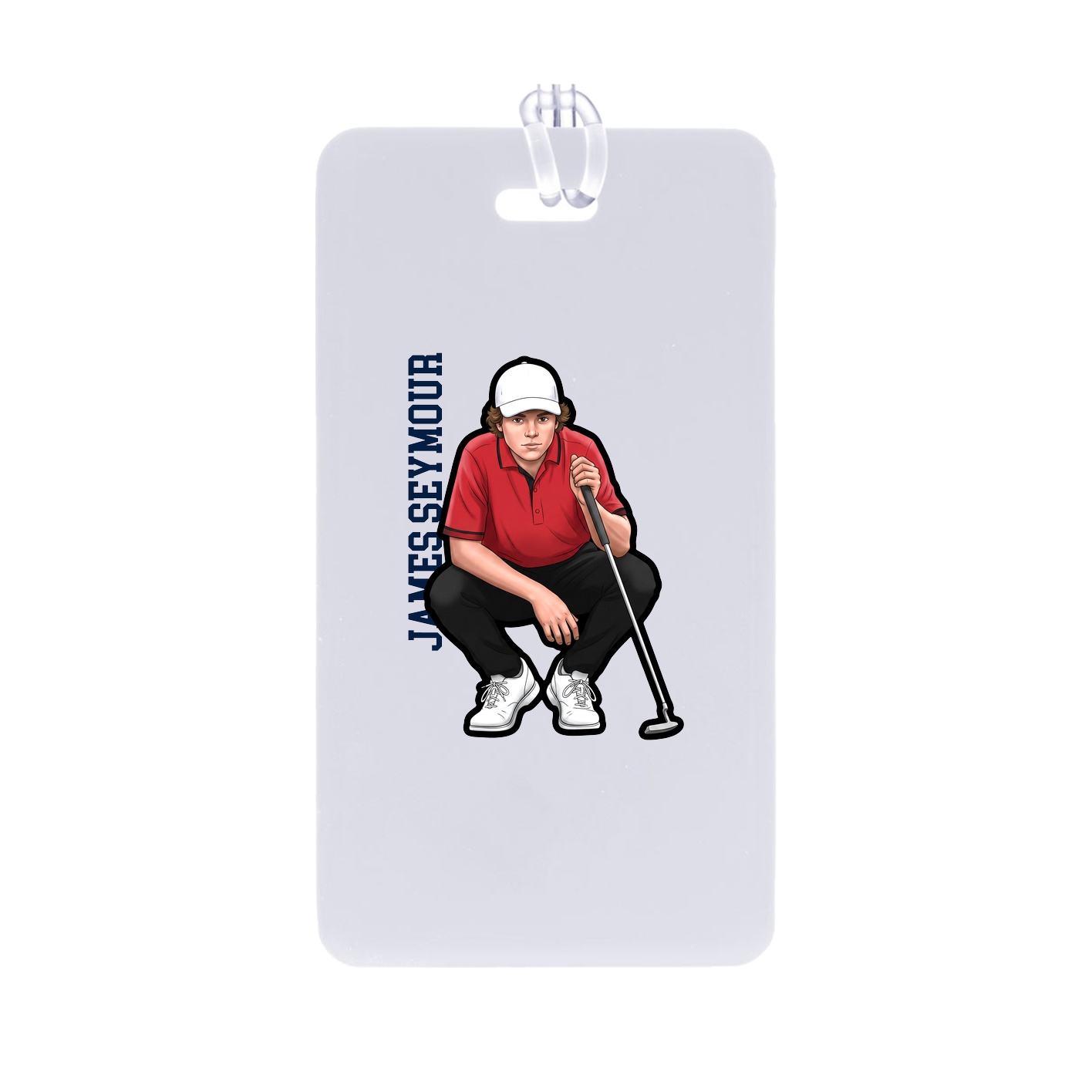 Bag Tag — Name Vertical in Classic
