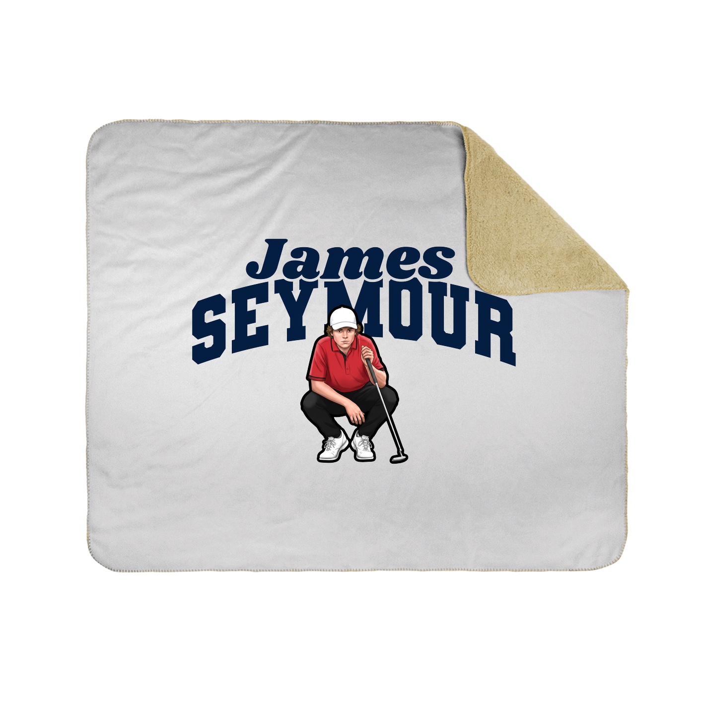 Throw Blanket — Signature Arch in White