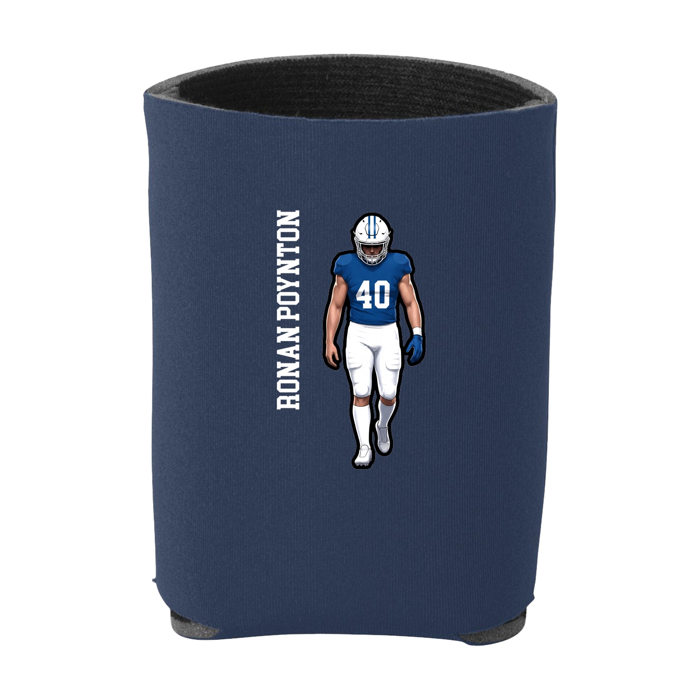 Can Holder — Name Vertical in Navy