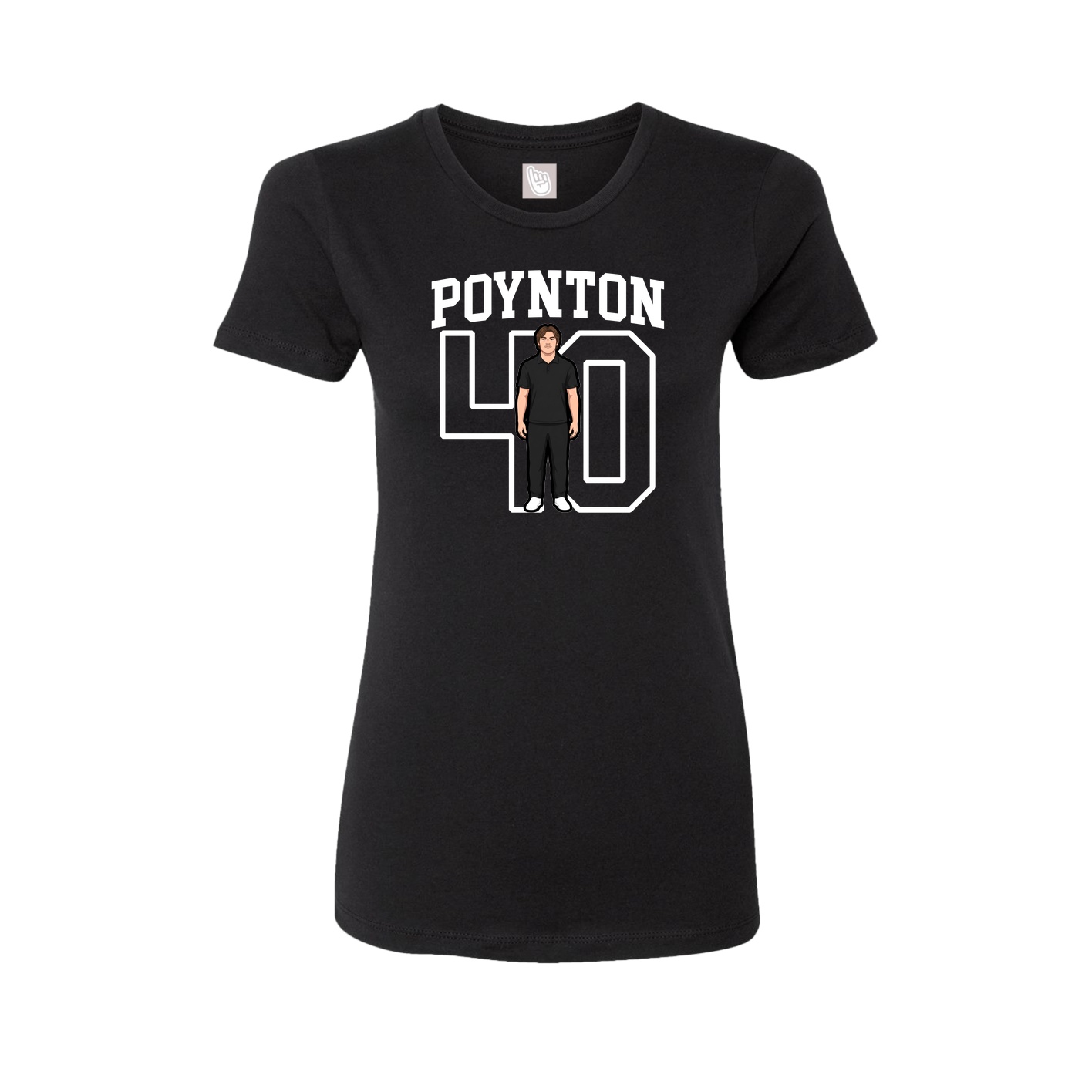 Fitted Women's Tee — Shirsey in Black