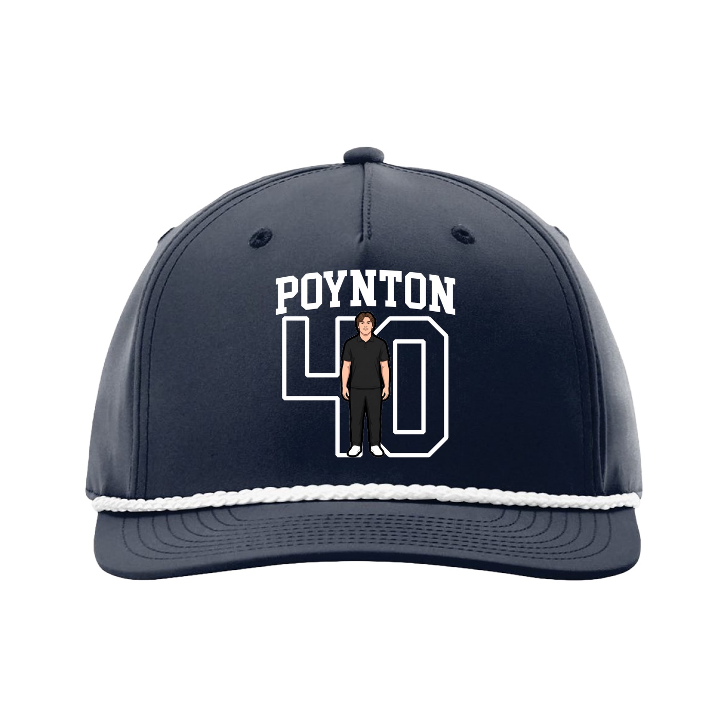 Five-Panel Classic Rope Cap — Shirsey in Navy