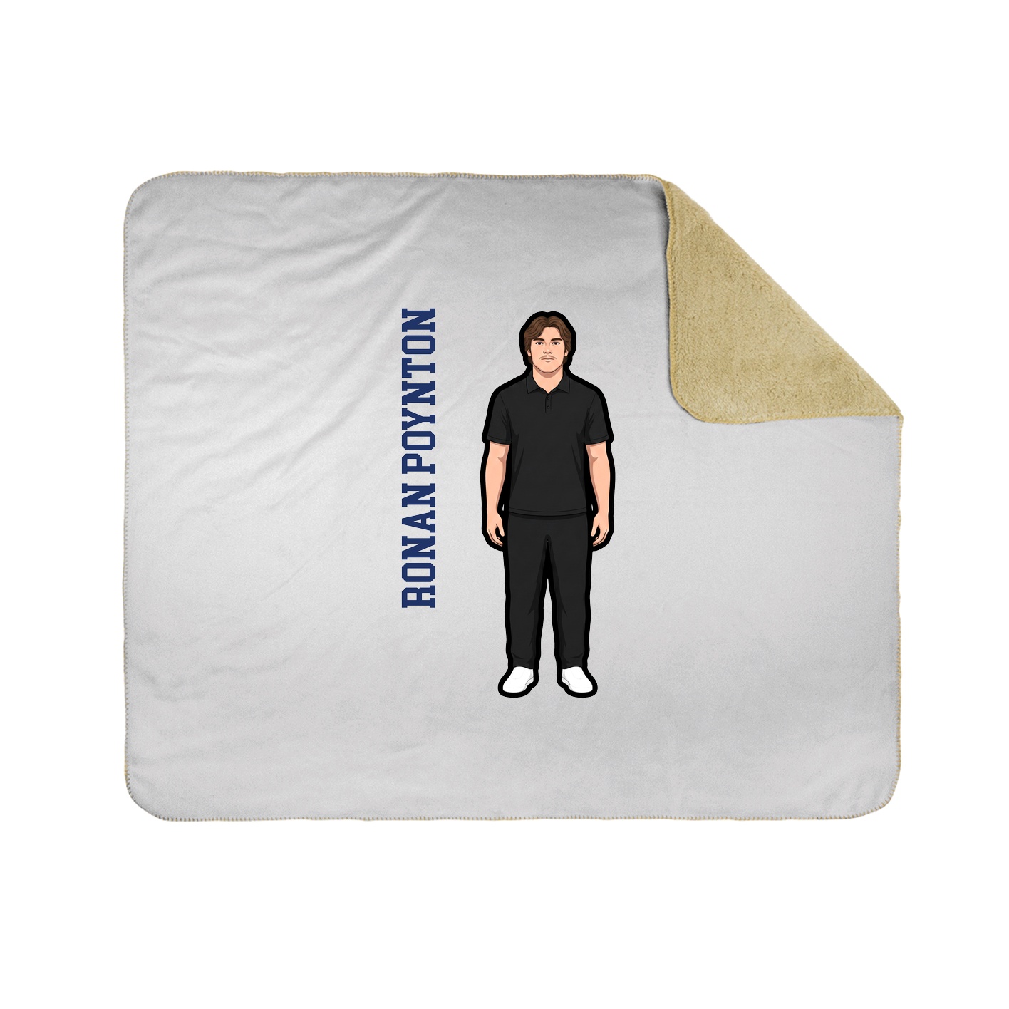 50x60 Sherpa Lined Throw Blanket