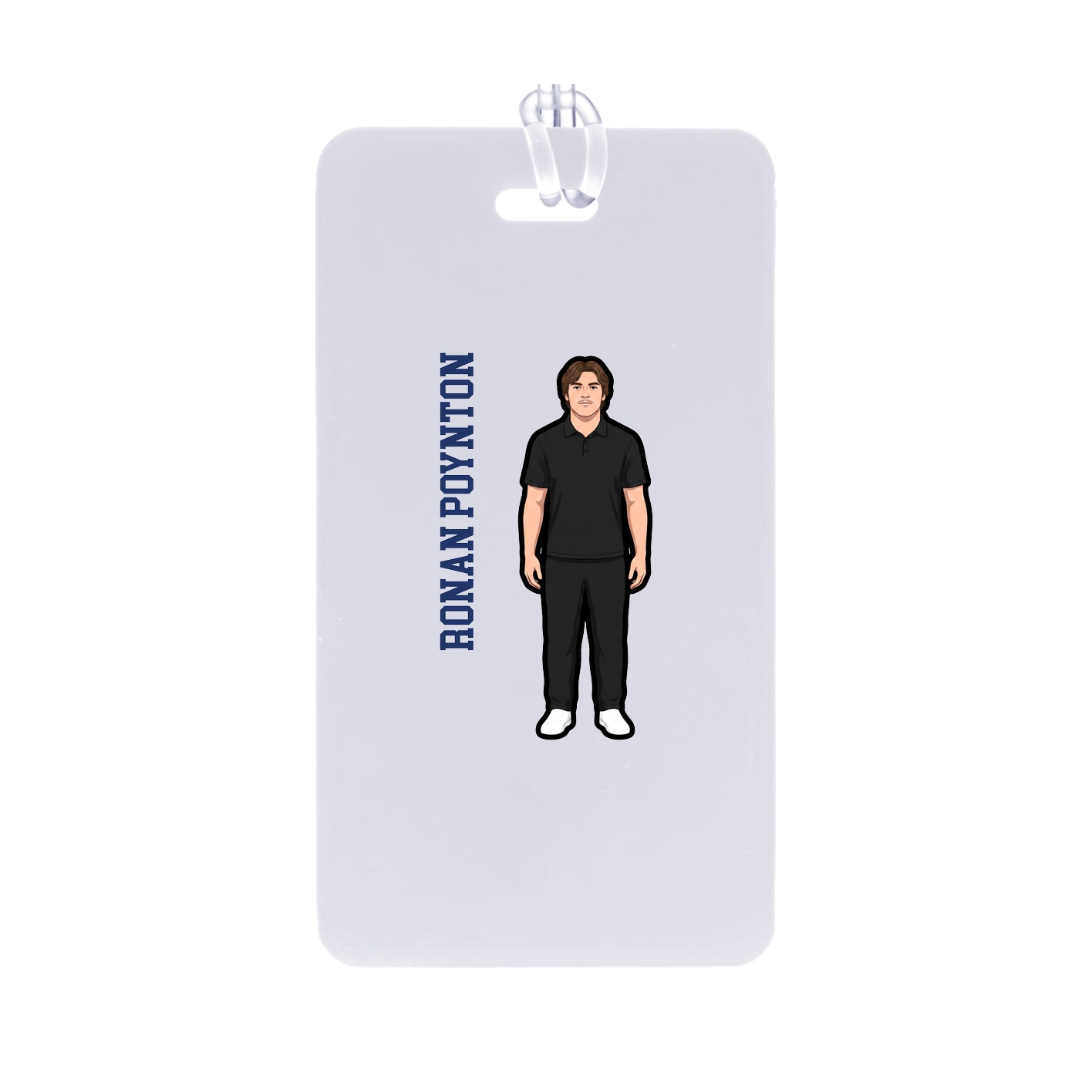 Bag Tag — Name Vertical in Classic