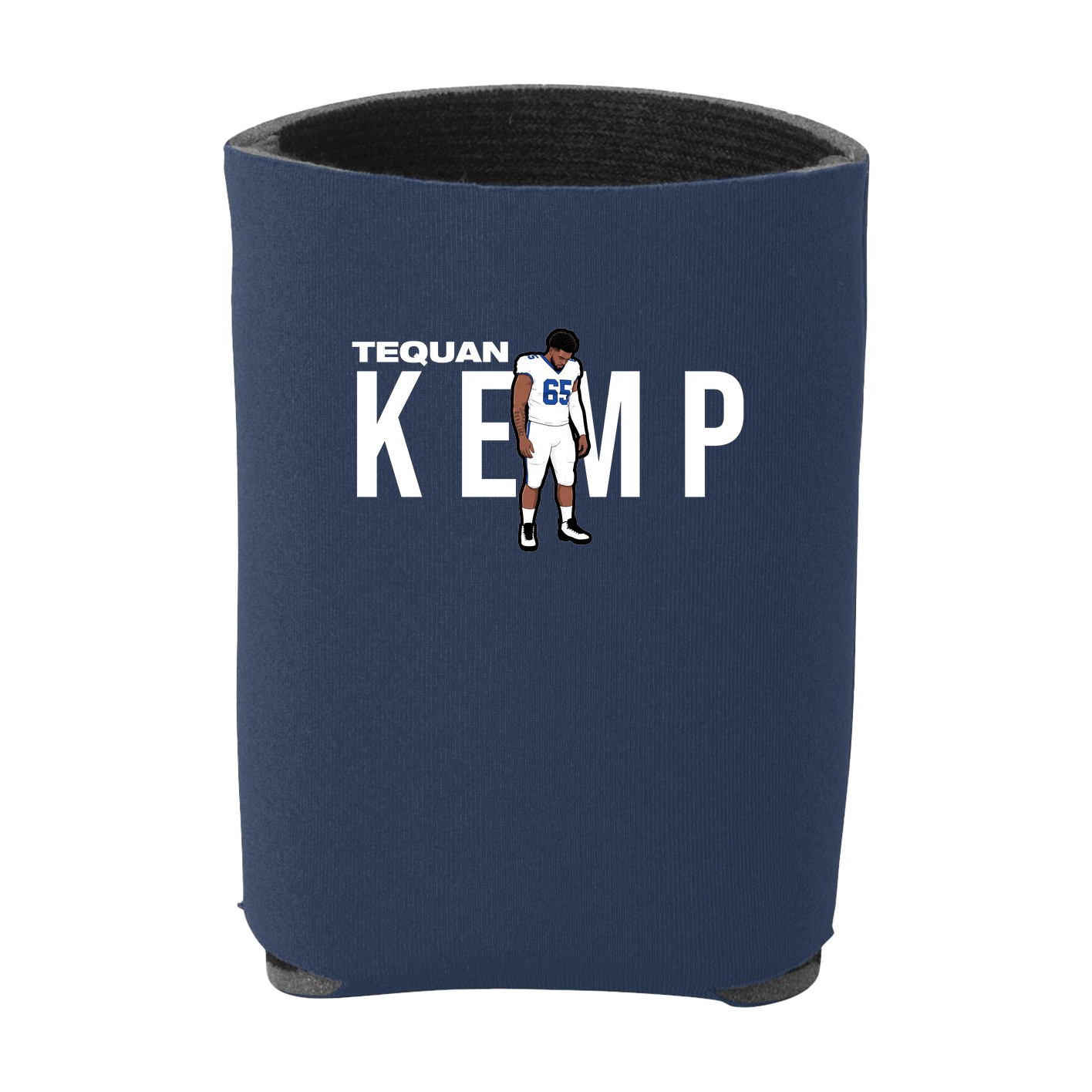 Can Holder — Player Name in Navy