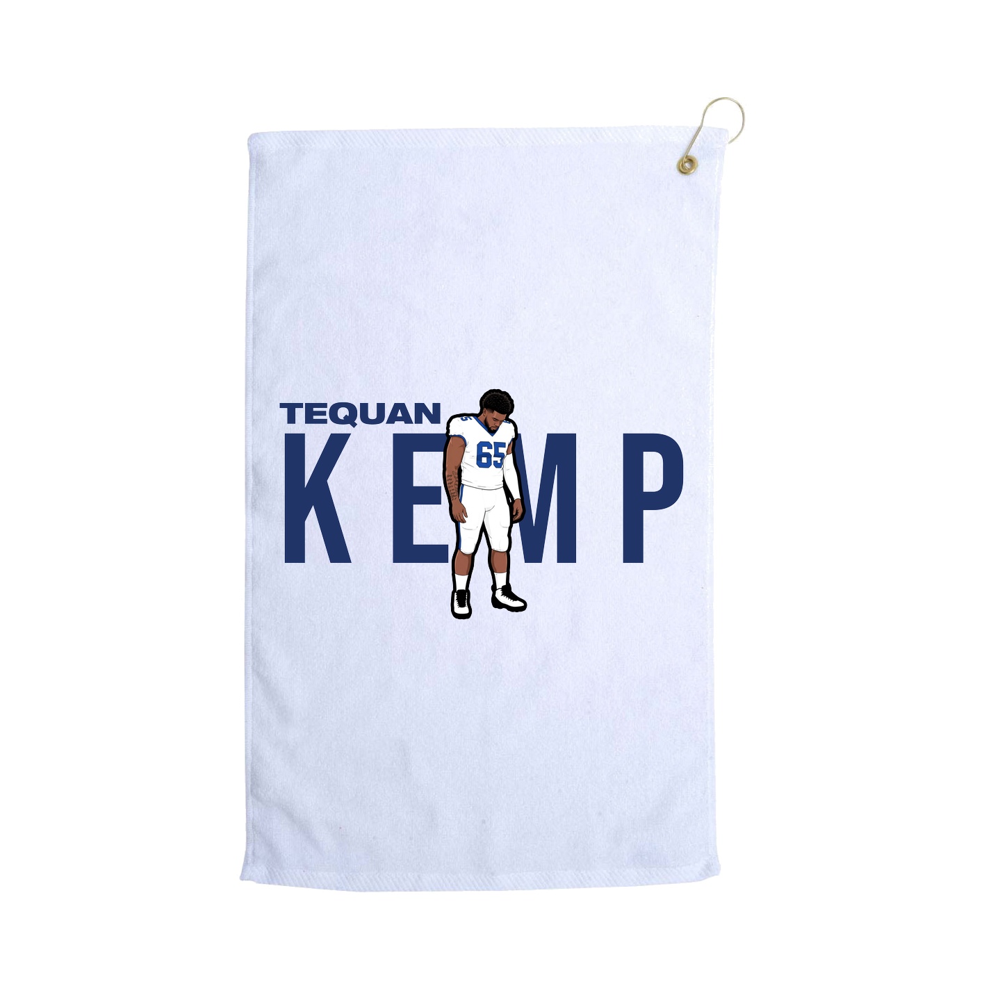 Golf Towel — Player Name in White