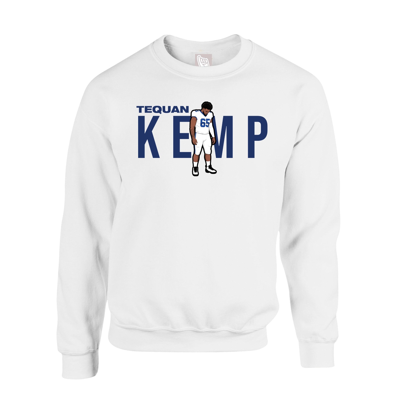 Fleece Crew — Player Name in White