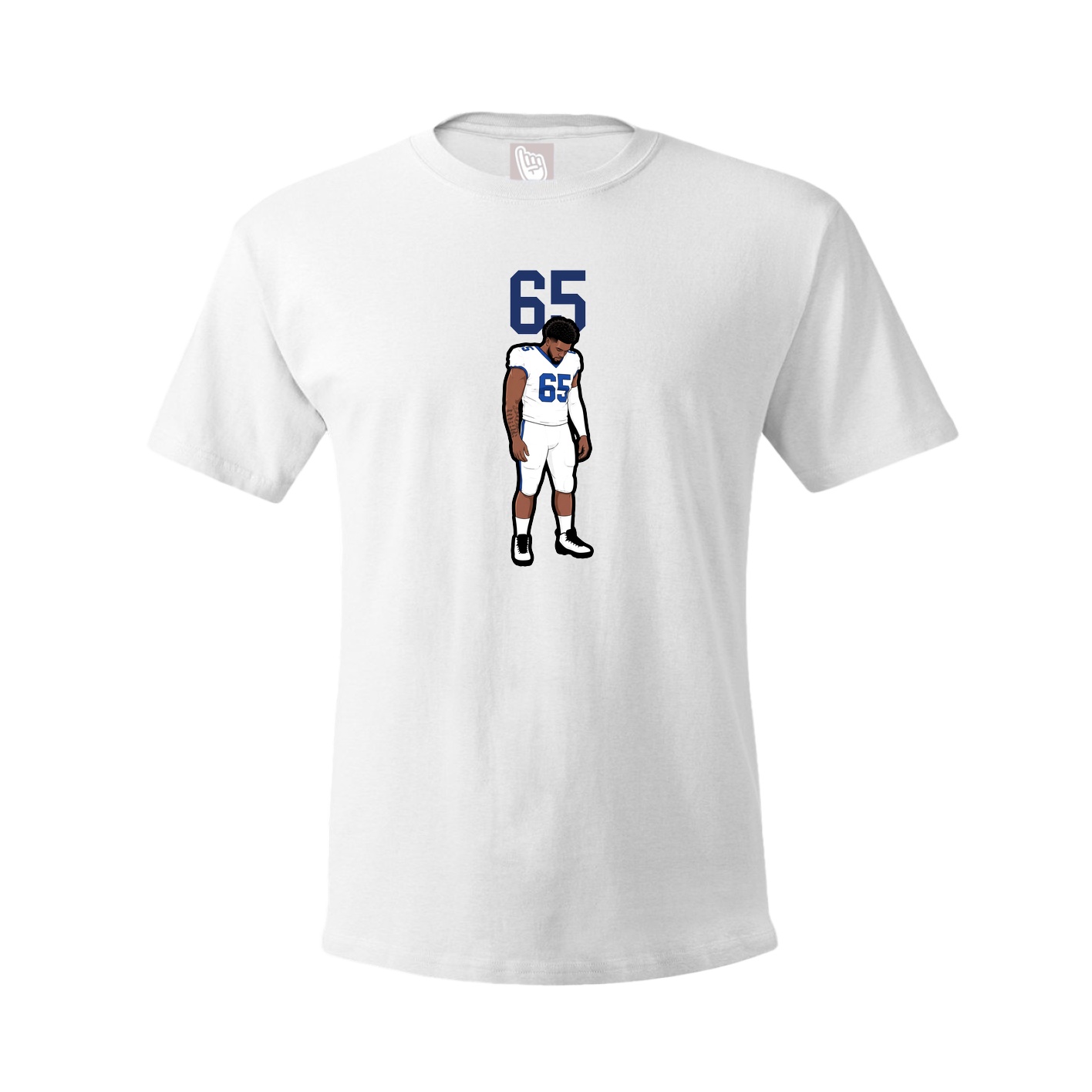 Tee — Number Top in White