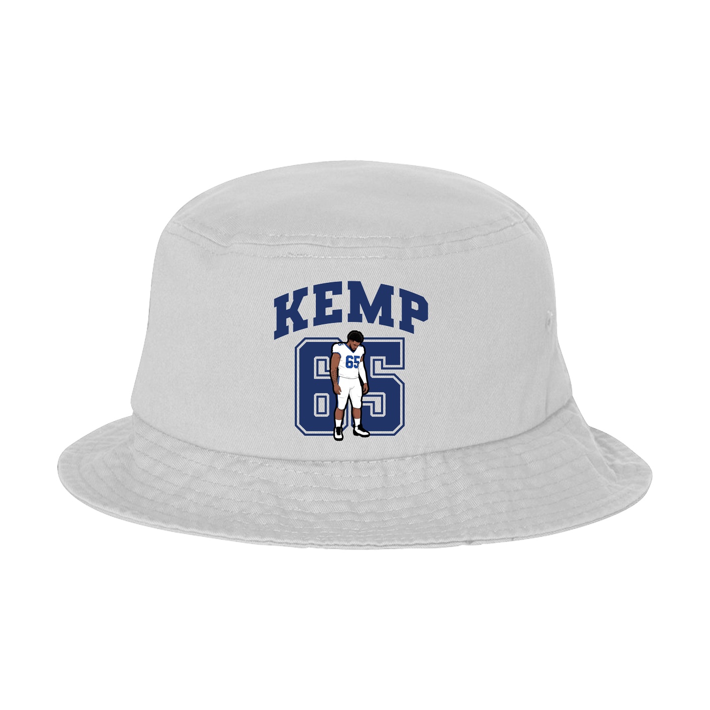 Bucket Cap — Number in White