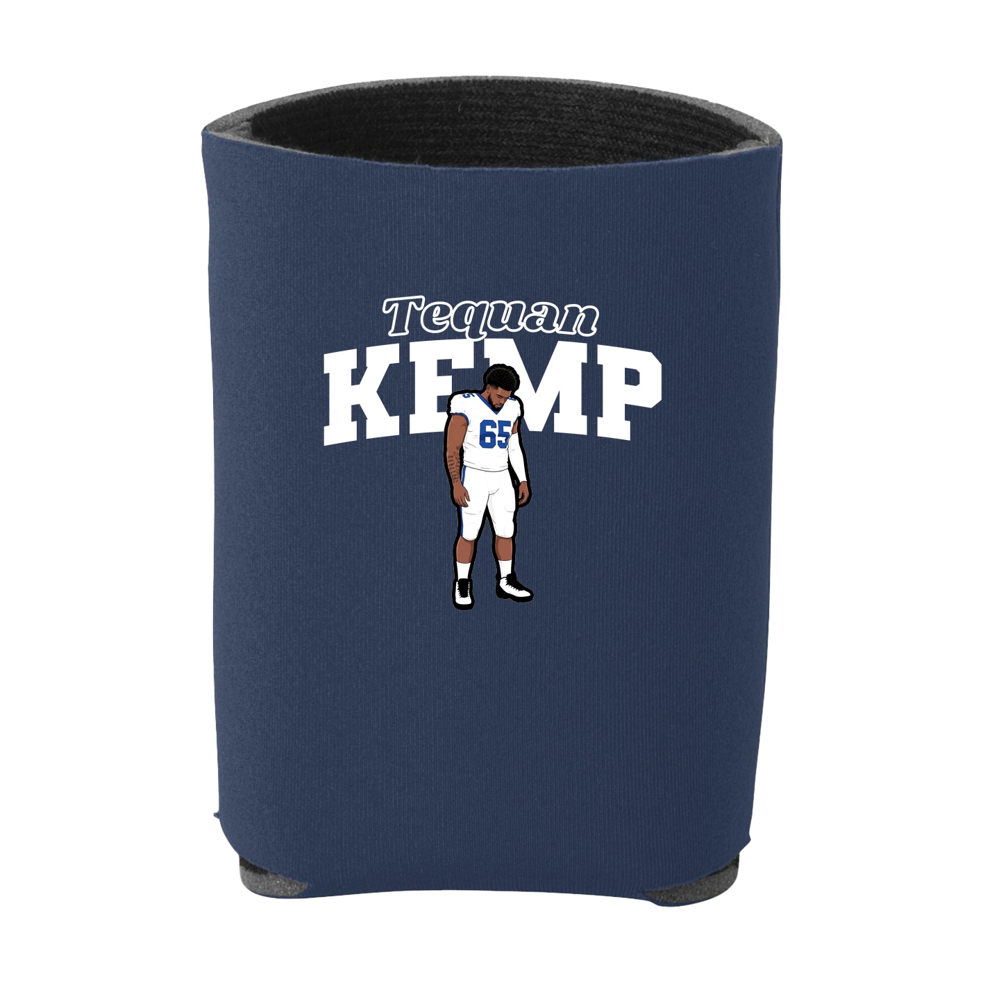 Can Holder — Name Arch in Navy