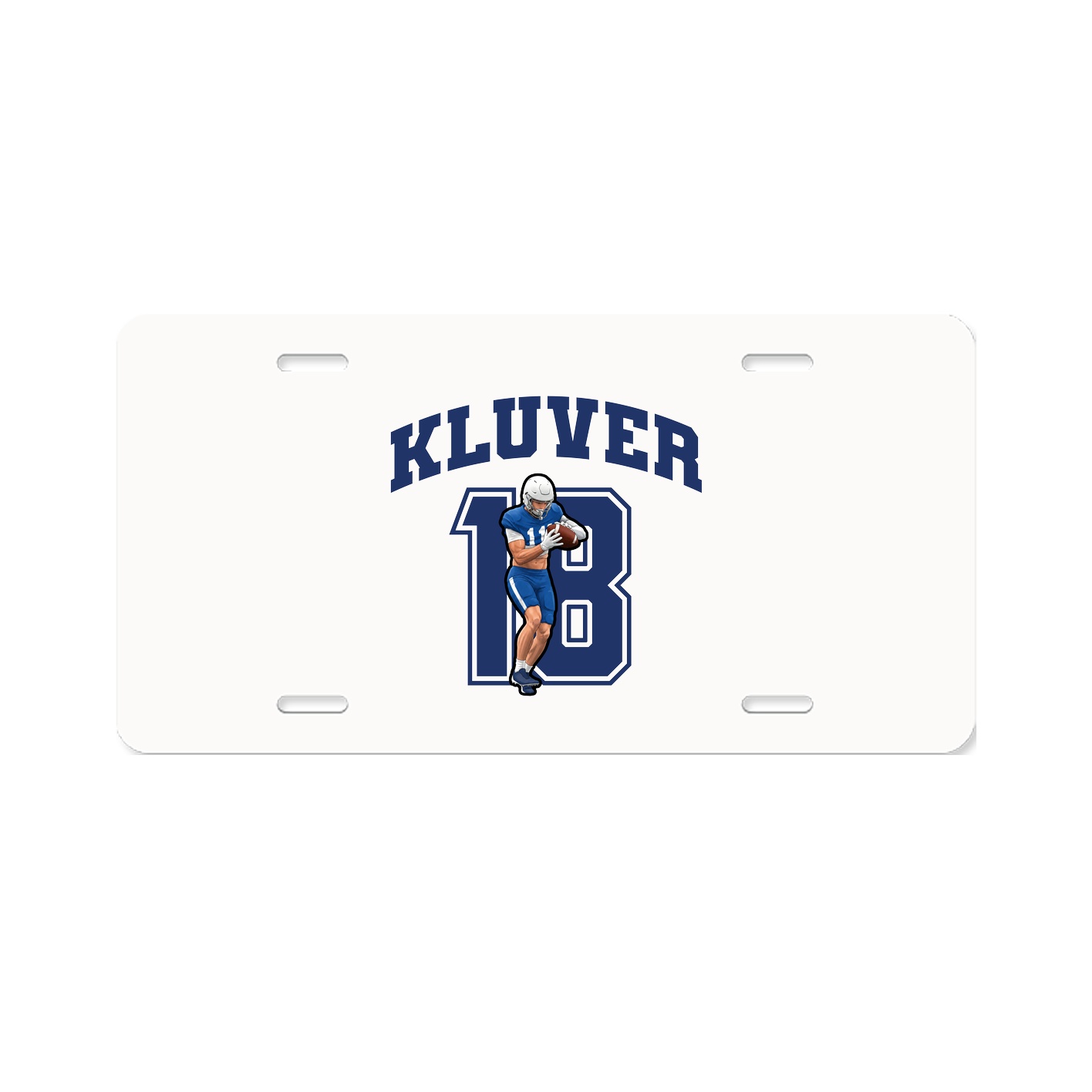 License Plate — Number in Classic