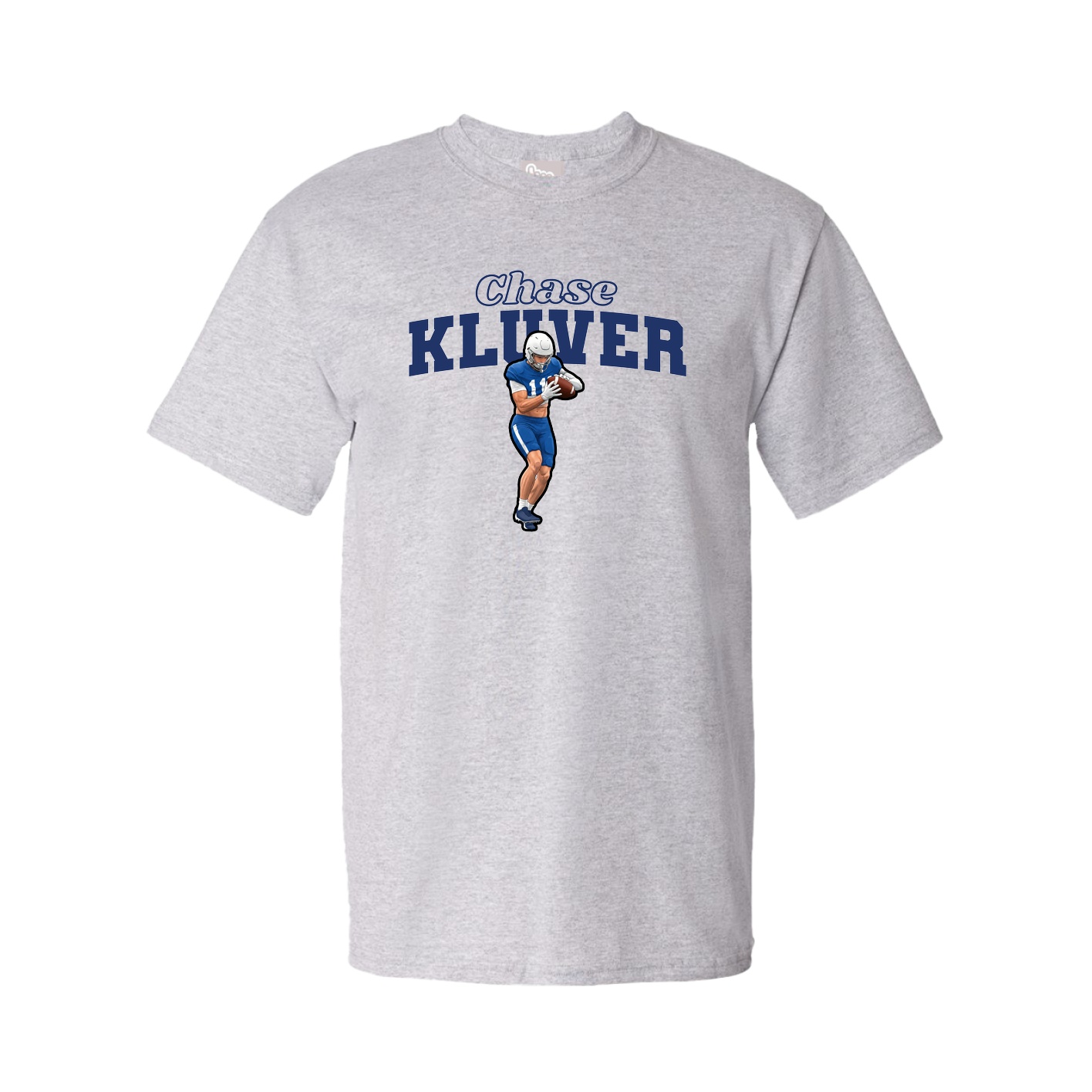 Youth Tee — Name Arch in Grey