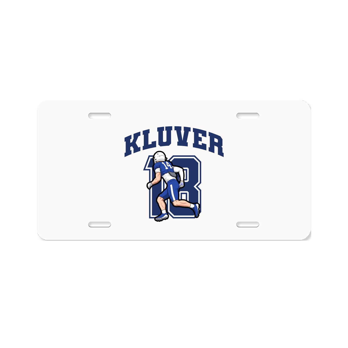 License Plate — Number in Classic