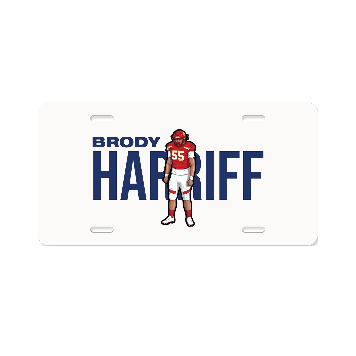 License Plate — Player Name in Classic