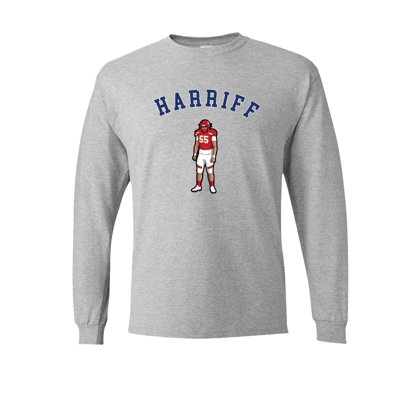 Long Sleeve Tee — Shirsey Arch in Grey