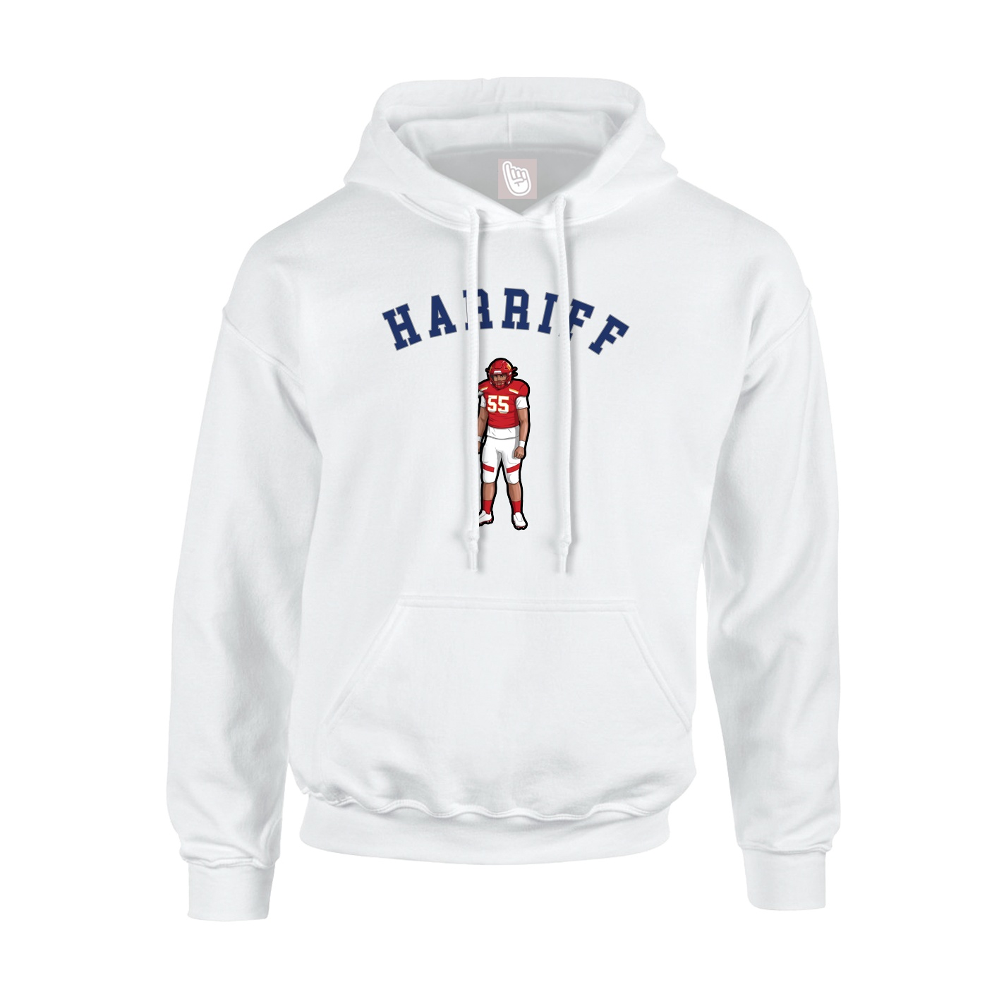 Hoodie — Shirsey Arch in White
