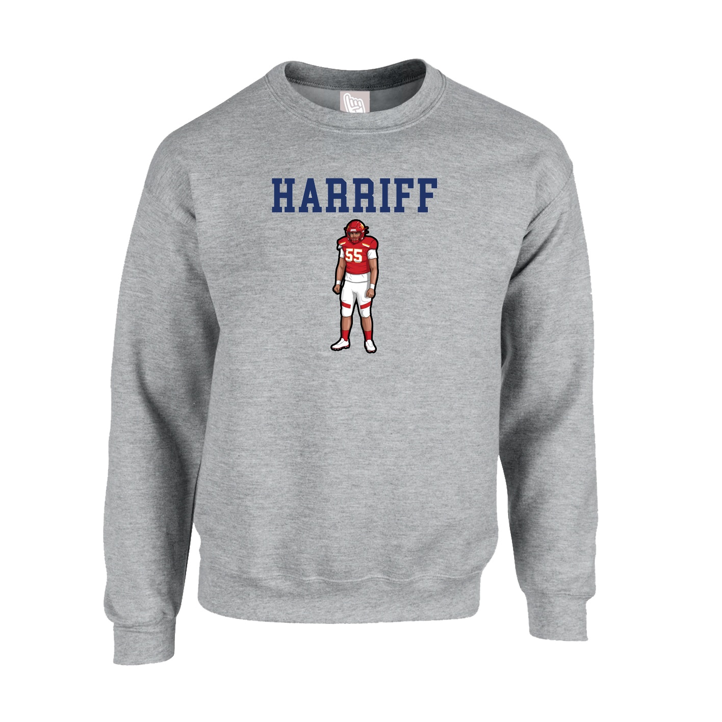 Fleece Crew — Shirsey in Grey