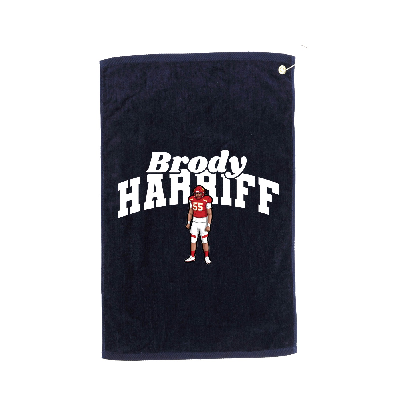 Golf Towel — Signature Arch in Navy