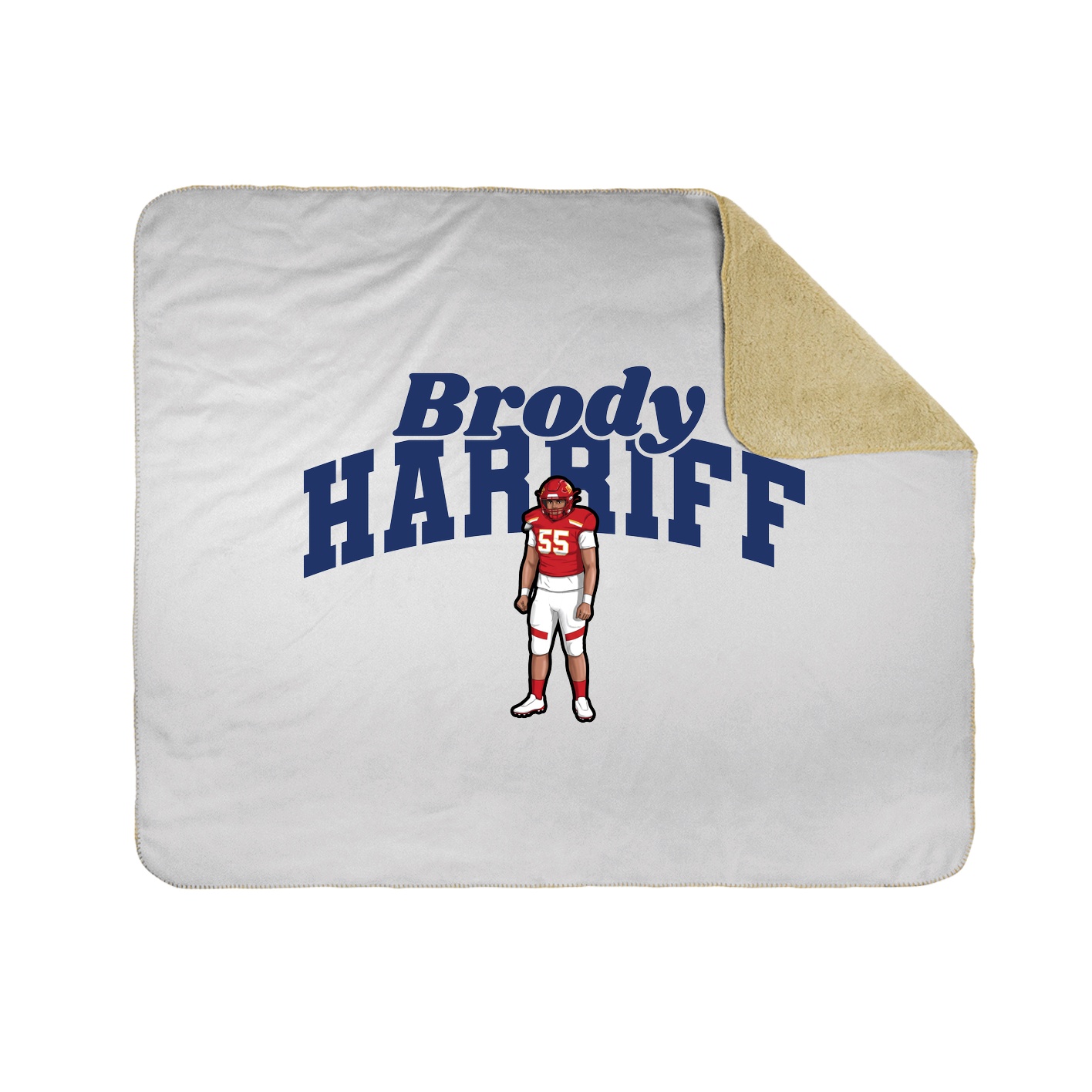 Throw Blanket — Signature Arch in White