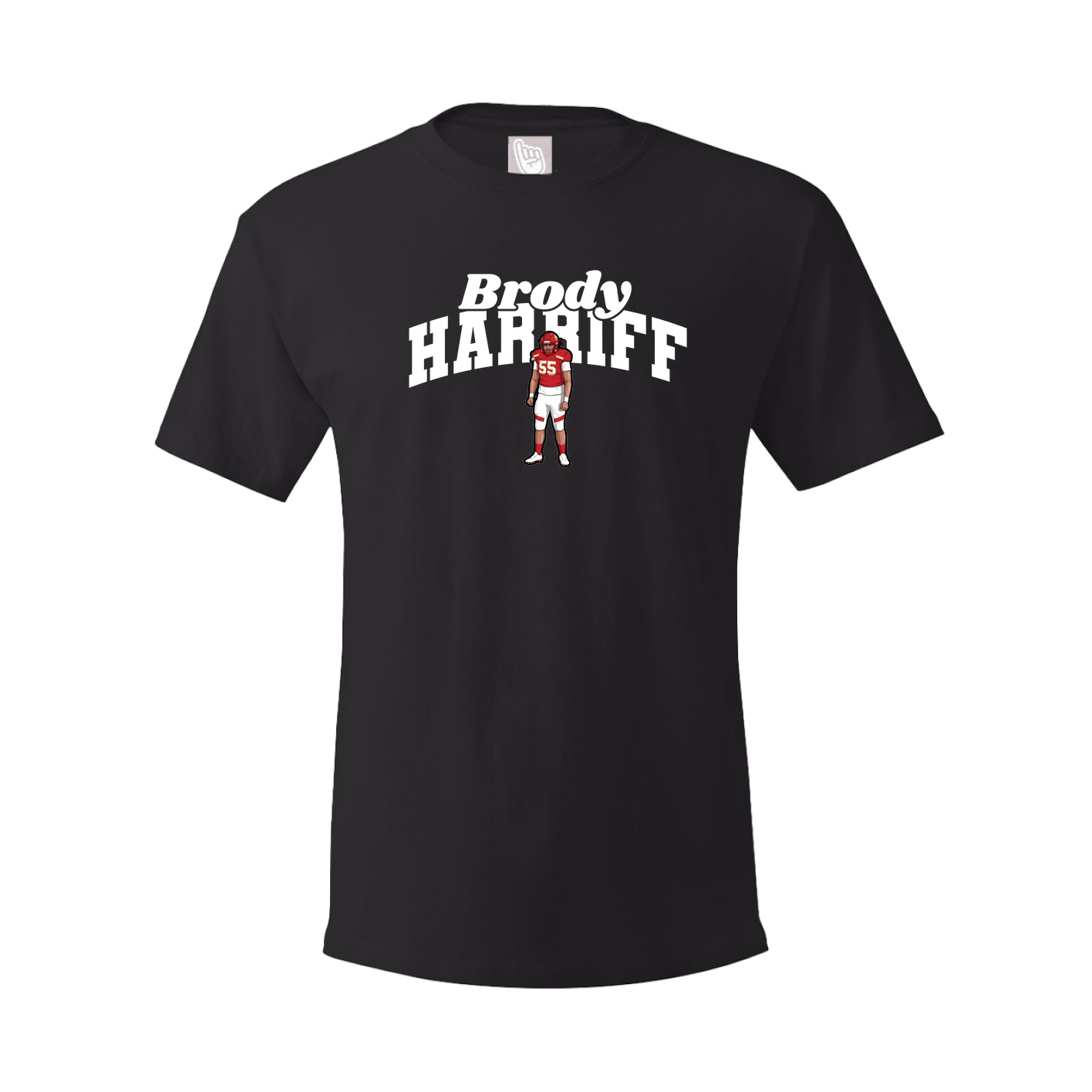 Youth Tee — Signature Arch in Black