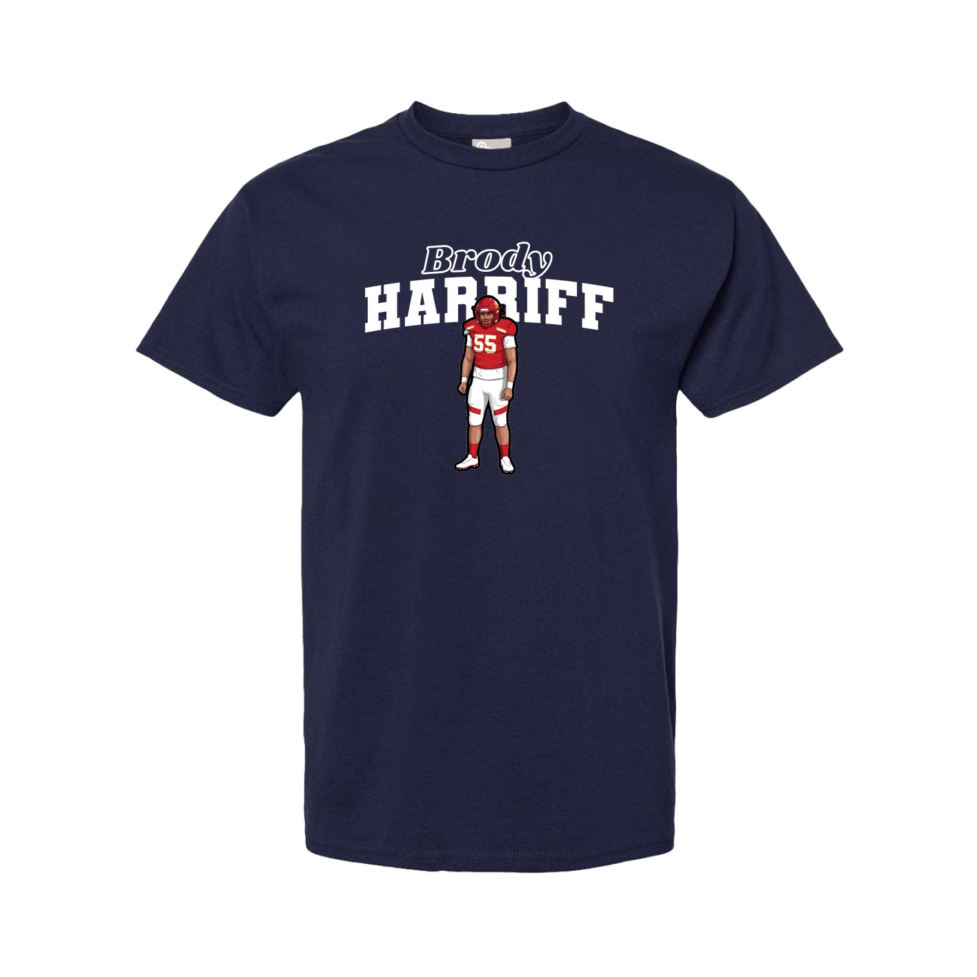 Tee — Name Arch in Navy