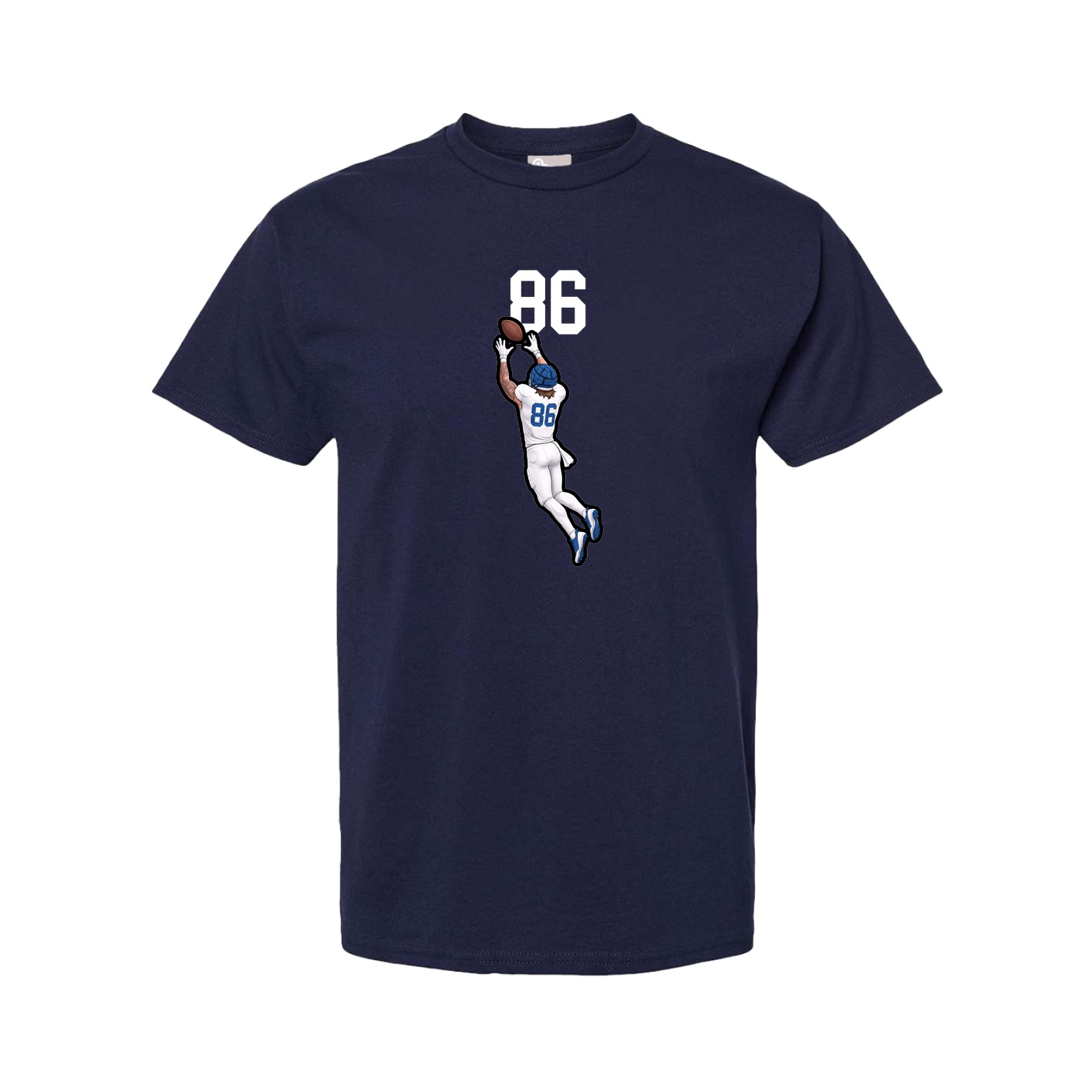 Youth Tee — Number Top in Navy