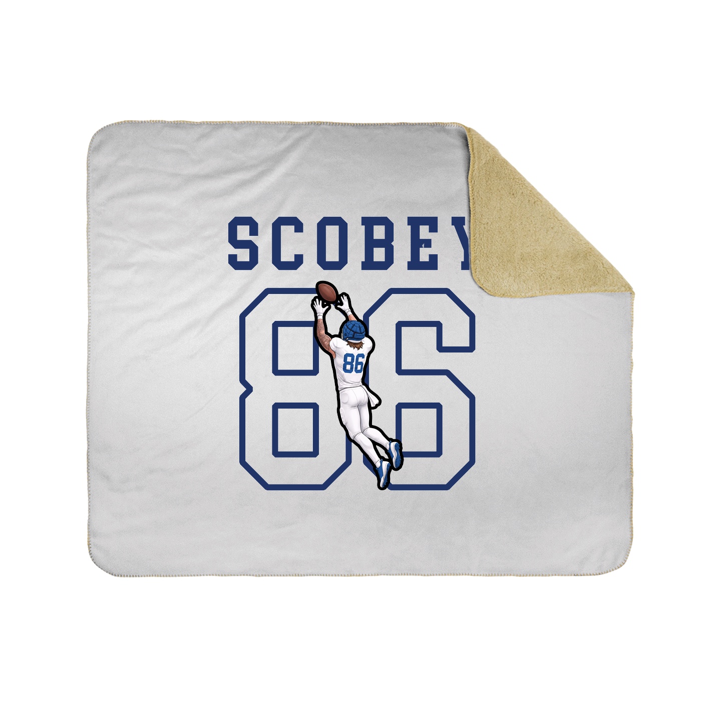 Throw Blanket — Shirsey in White