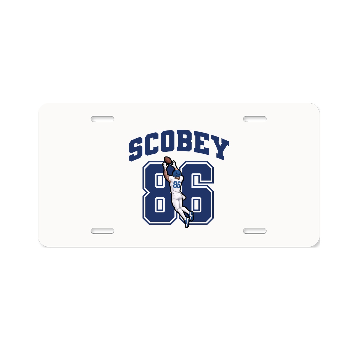 License Plate — Number in Classic