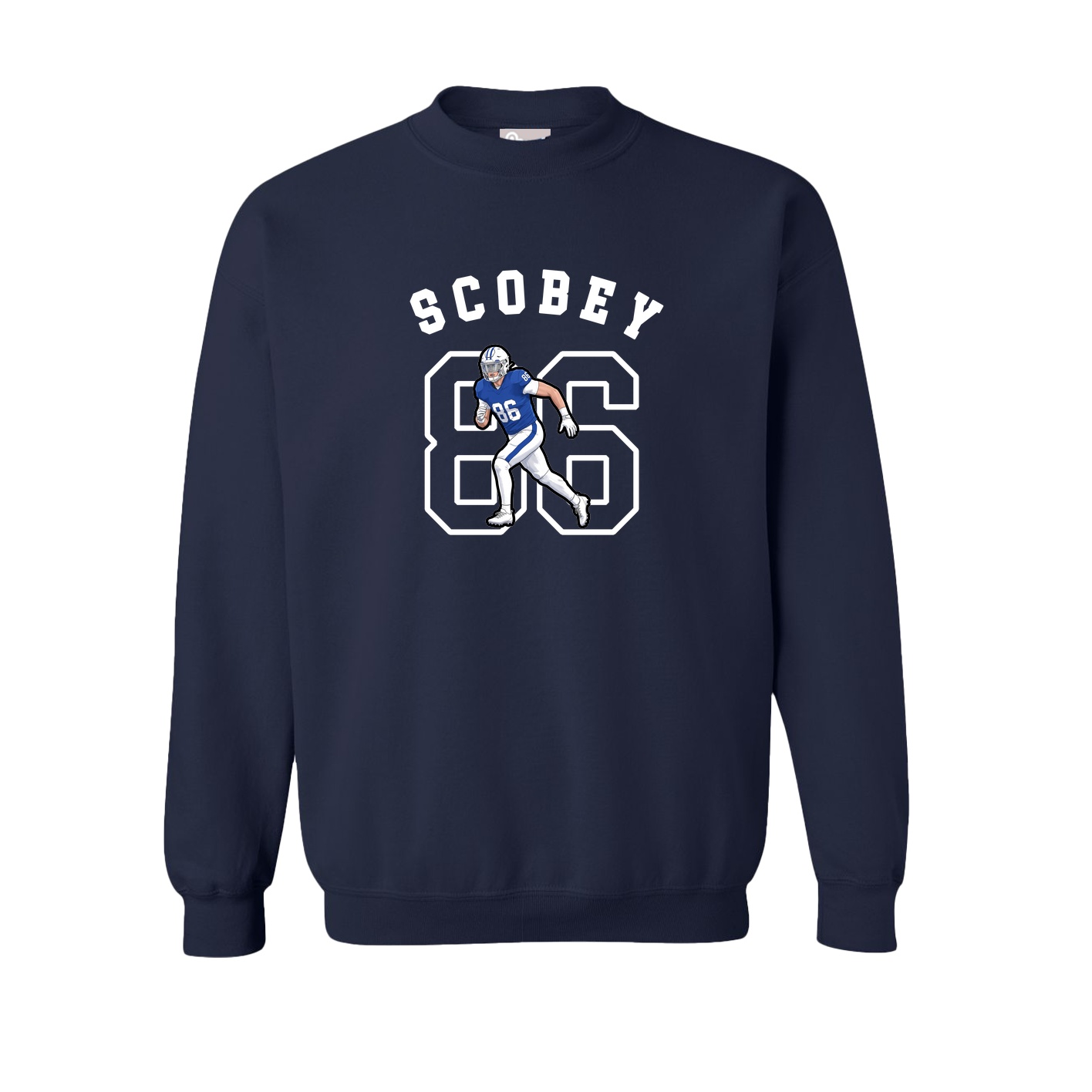 Fleece Crew — Shirsey Arch in Navy