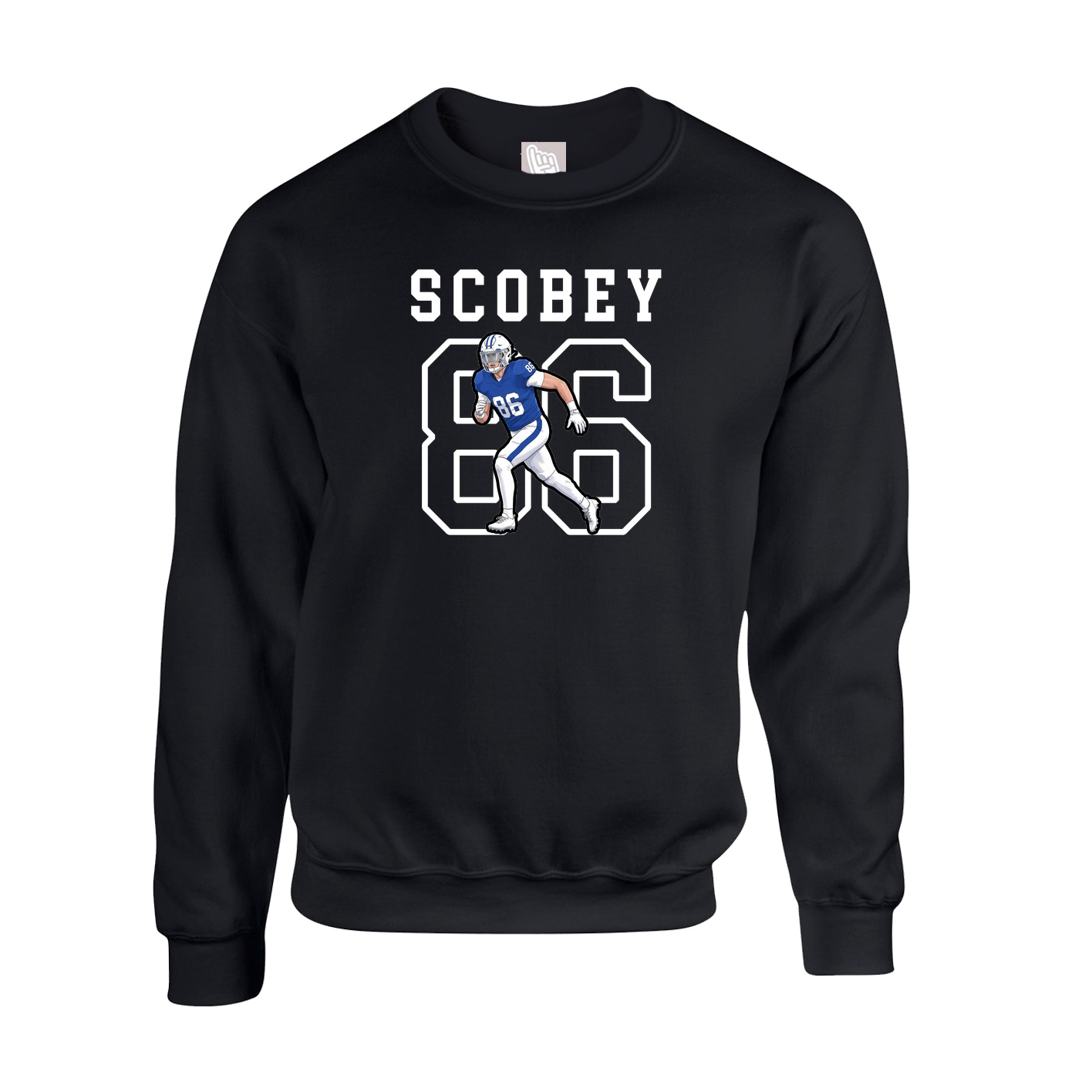 Fleece Crew — Shirsey in Black