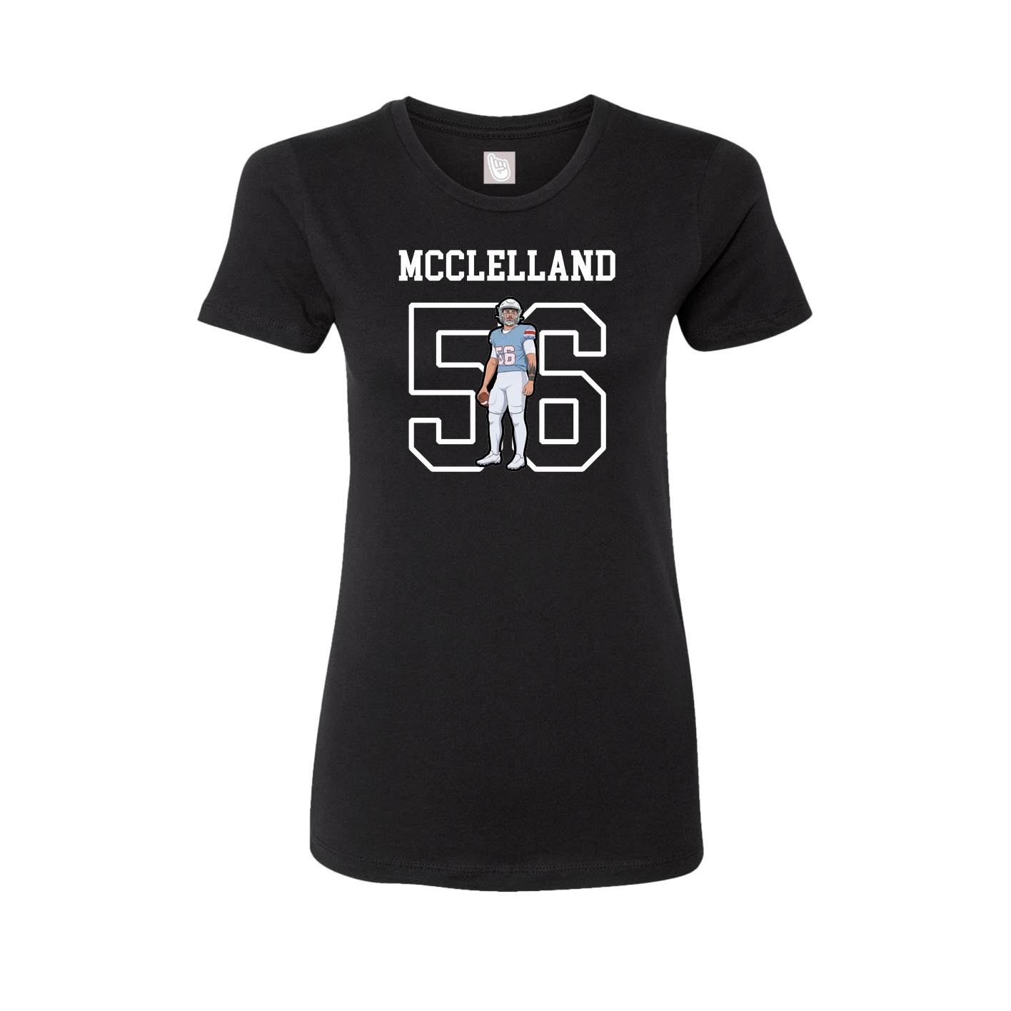 Fitted Women's Tee — Shirsey in Black