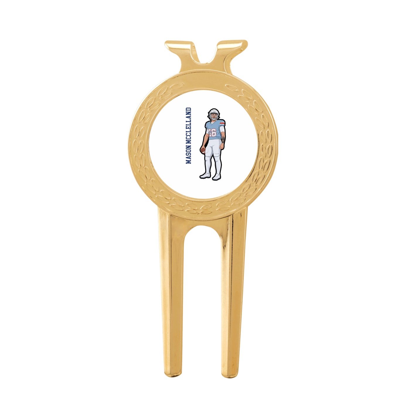 Divot Tool with Ball Marker — Name Vertical in Classic