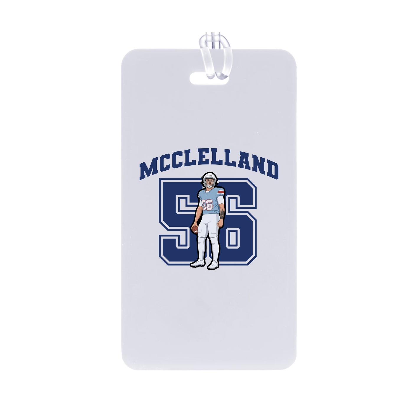 Bag Tag — Number in Classic