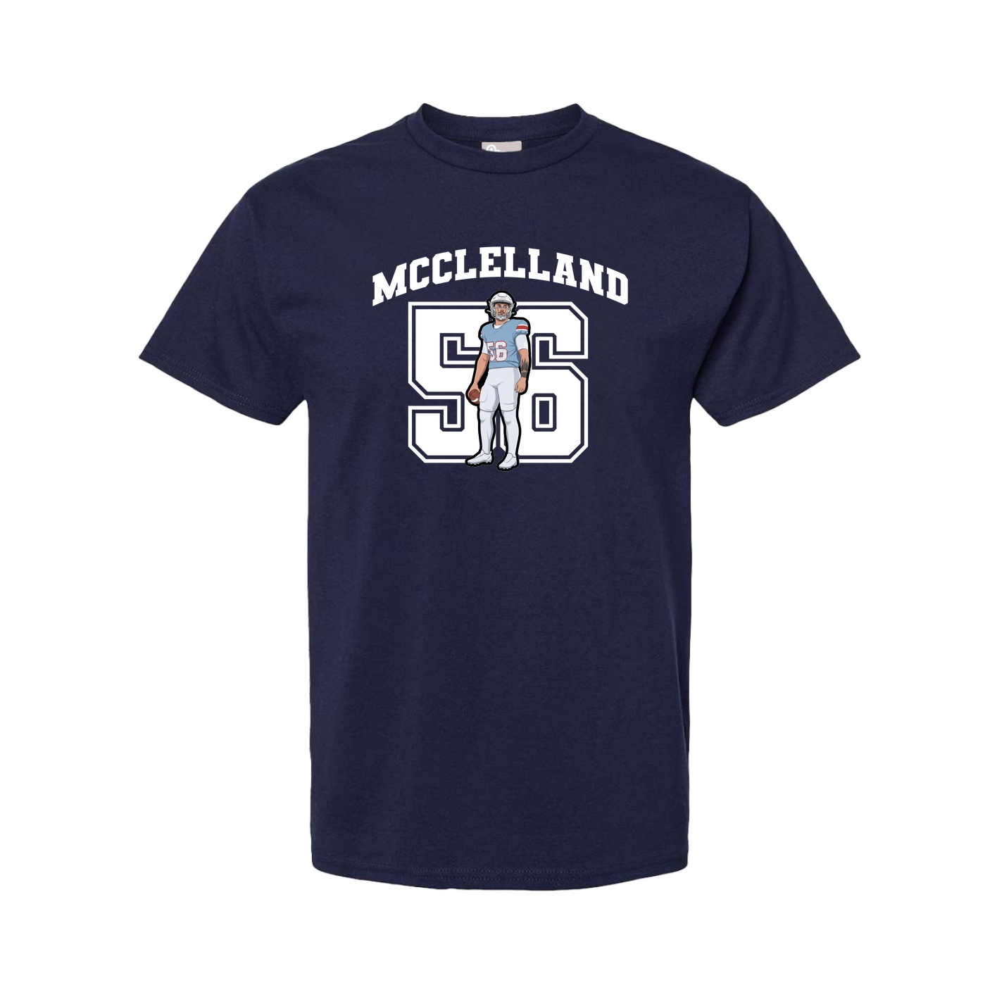 Tee — Number in Navy