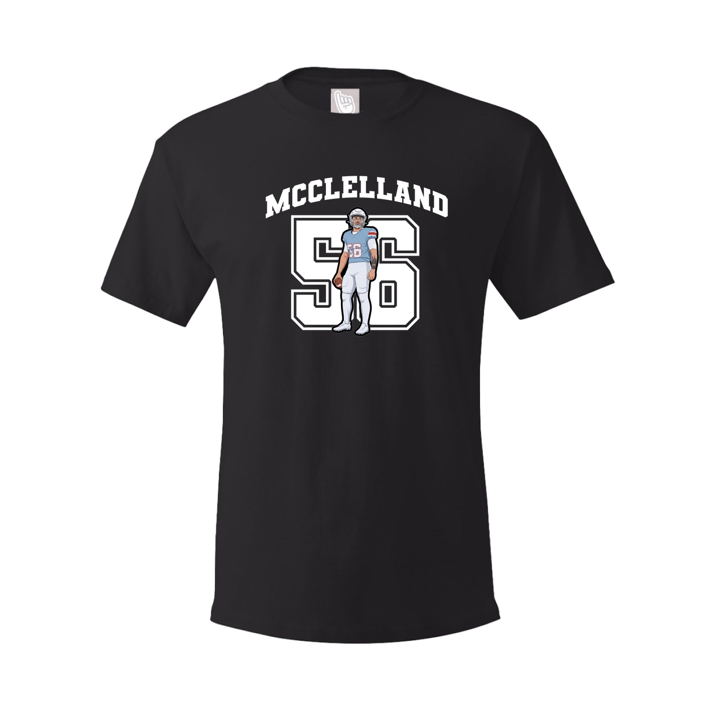 Youth Tee — Number in Black