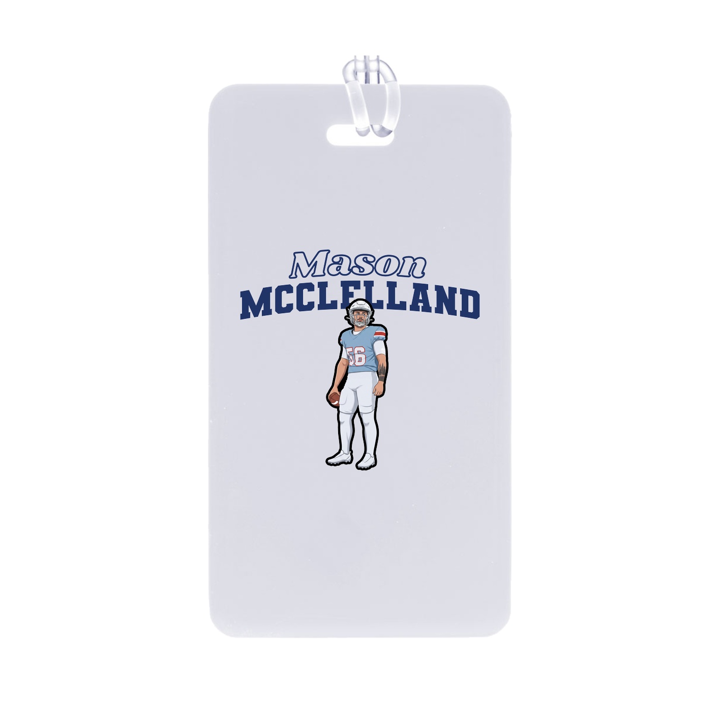 Bag Tag — Name Arch in Classic