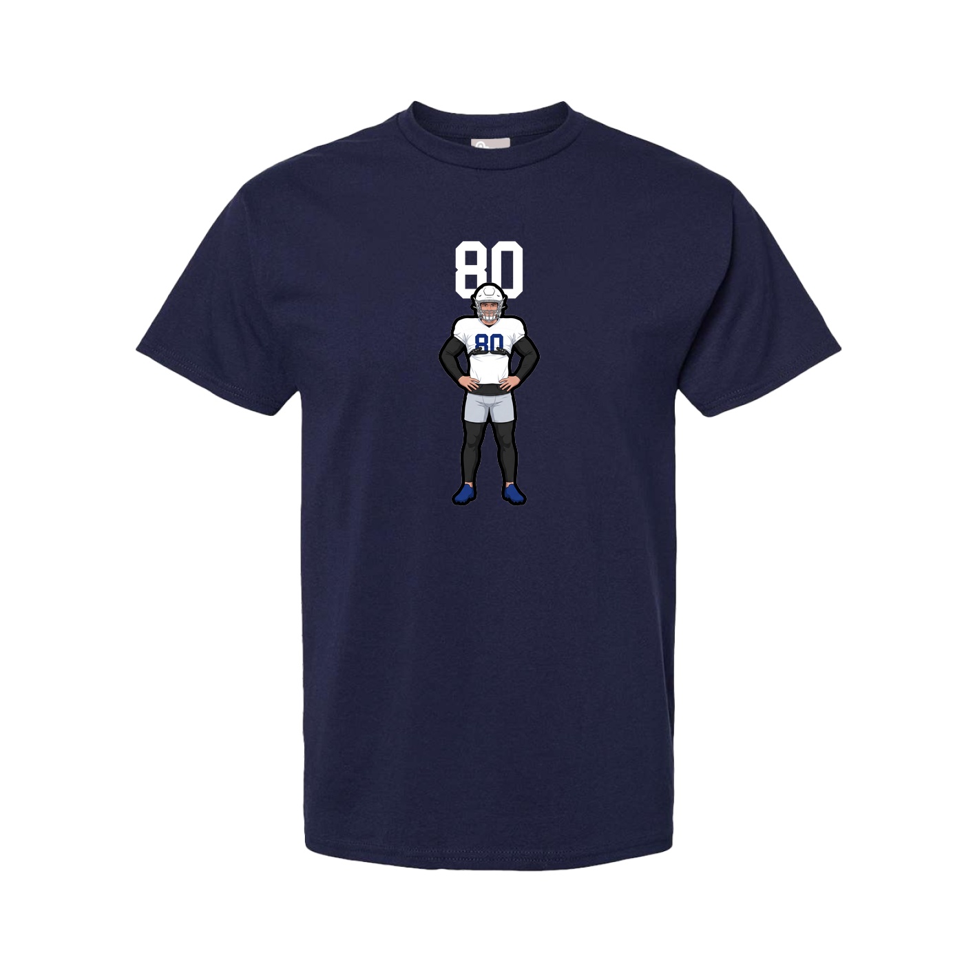 Tee — Number Top in Navy